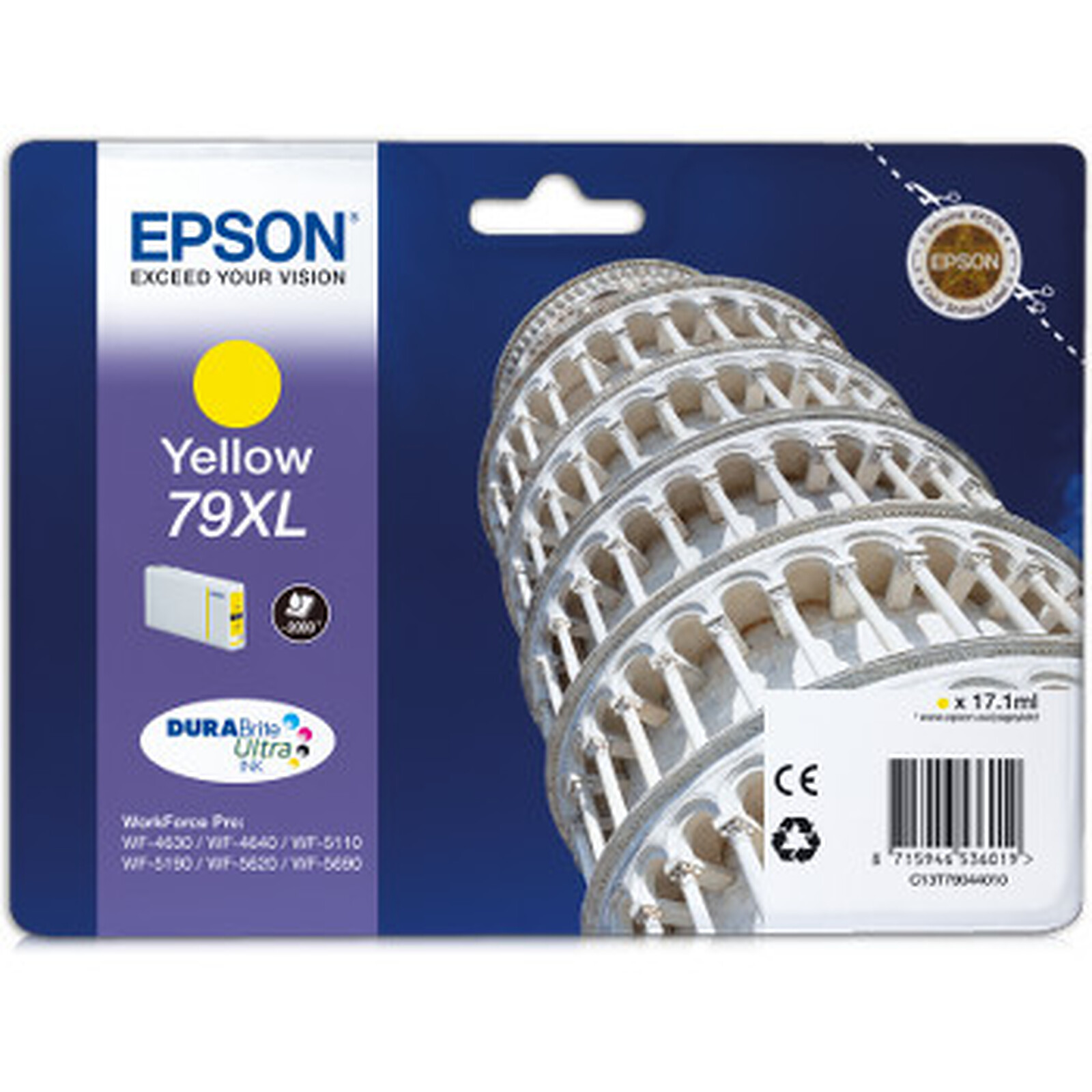 Cartouche d'encre Epson 79XL Jaune - C13T79044010 - Autre vue