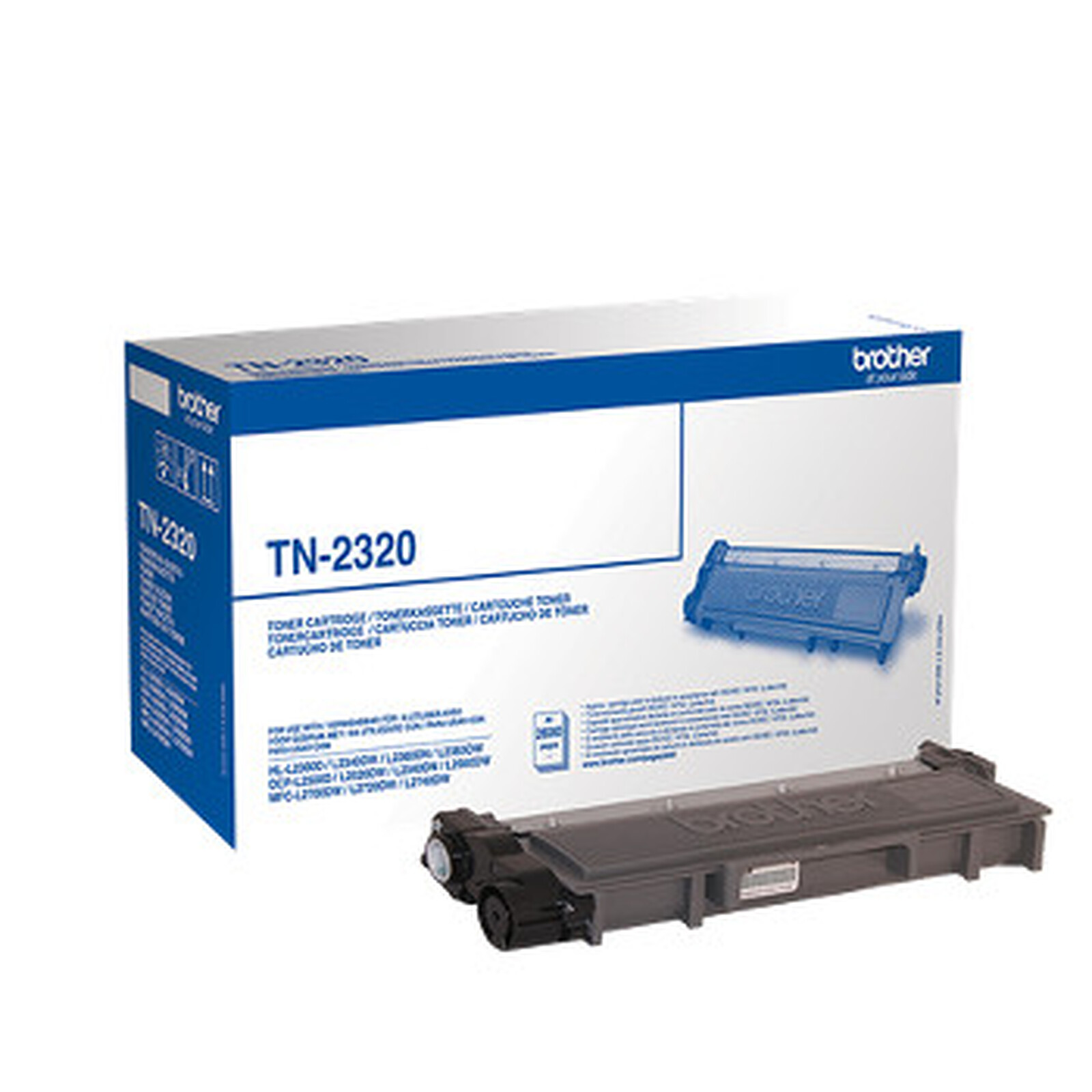 Toner Brother TN-2320 - Noir - Autre vue