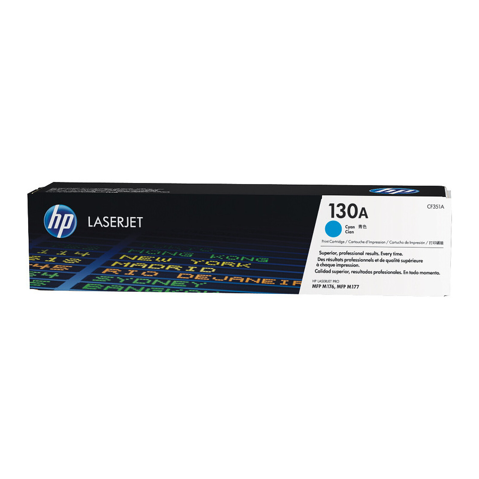 Toner HP 130A (CF351A) -  Cyan - Autre vue
