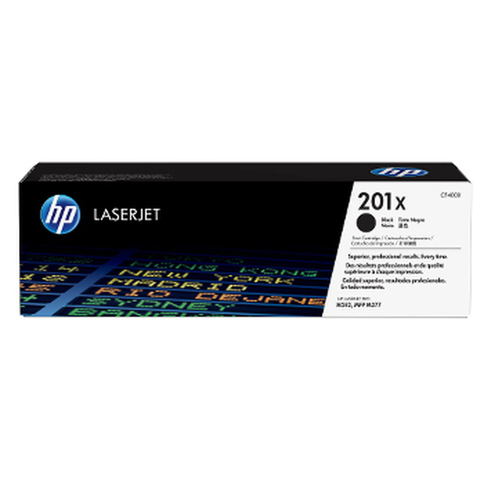Toner HP 201X (CF400X) - Noir - Autre vue