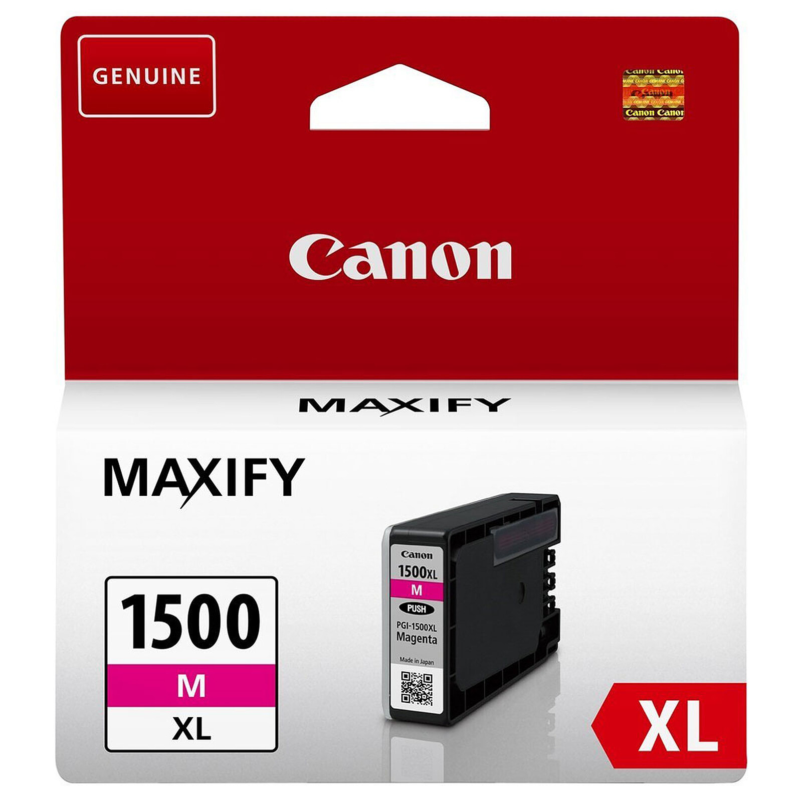 Cartouche d'encre Canon PGI-1500XL Magenta - Autre vue