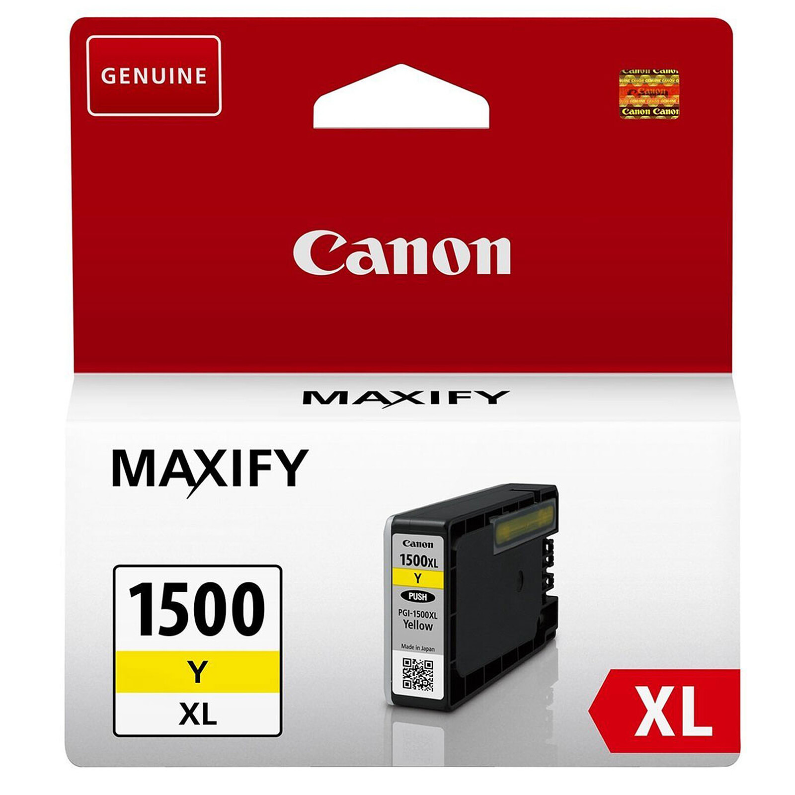 Cartouche d'encre Canon PGI-1500XL Jaune - Autre vue