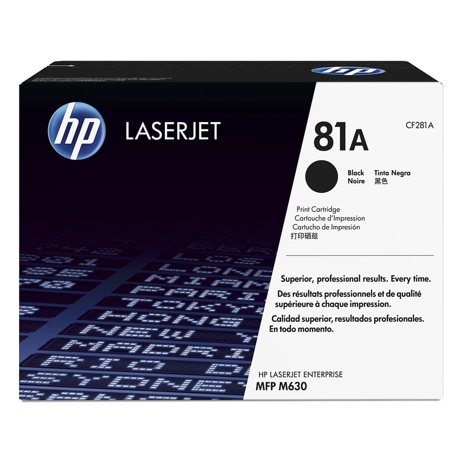 Toner HP 81A (CF281A) - Noir - Autre vue