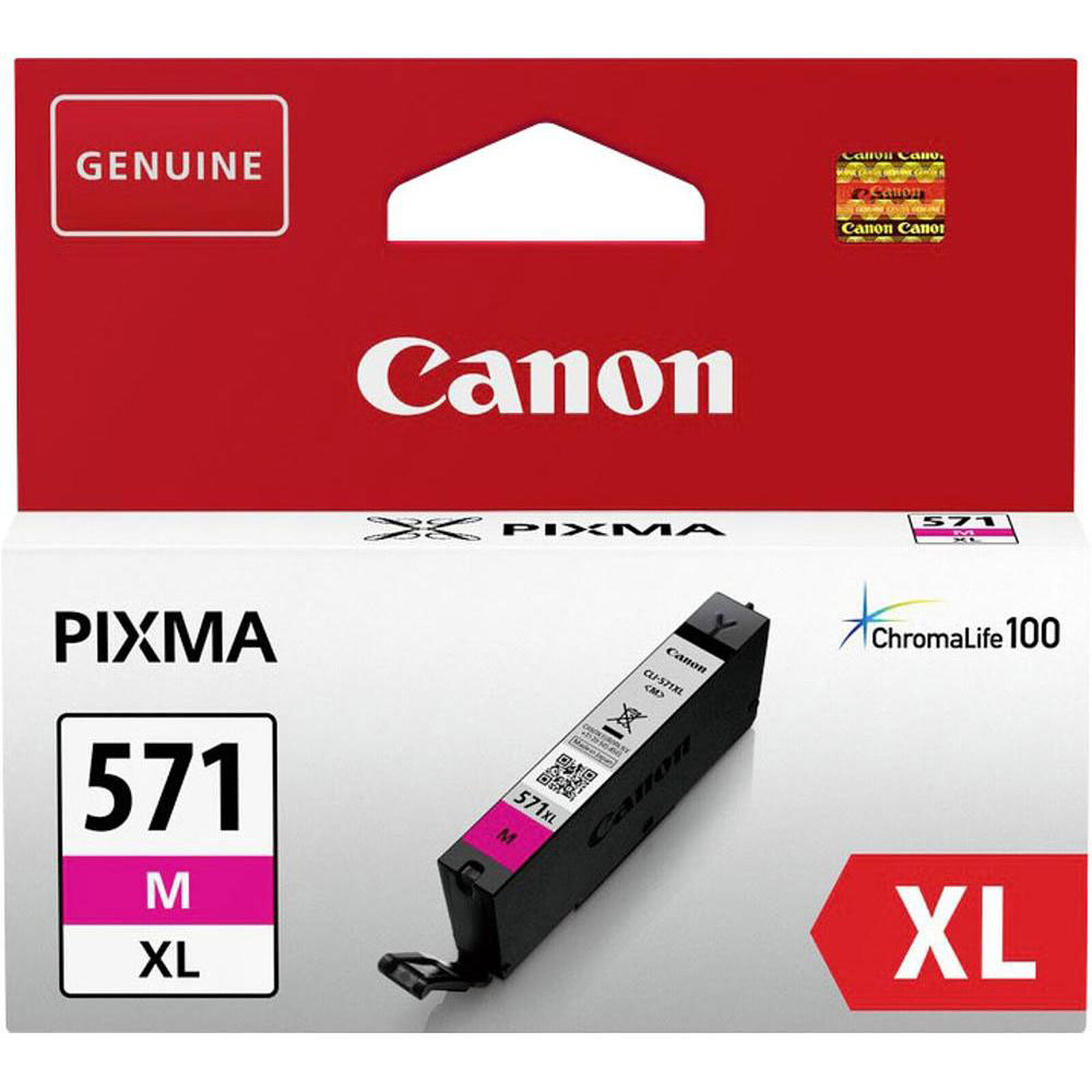 Cartouche d'encre Canon CLI-571 Magenta XL - Autre vue