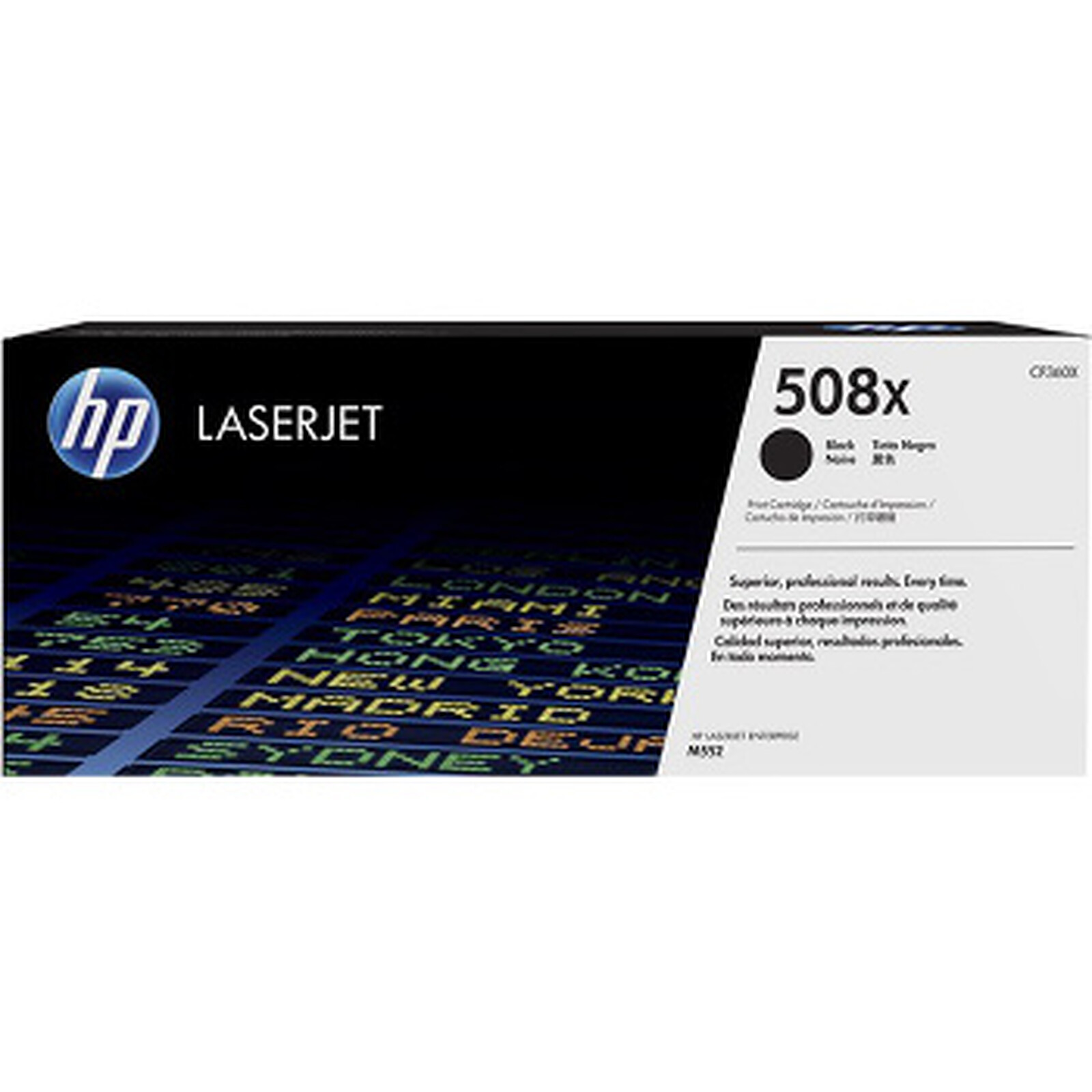 Toner HP 508X (CF360X) - Noir Haute capacité - Autre vue