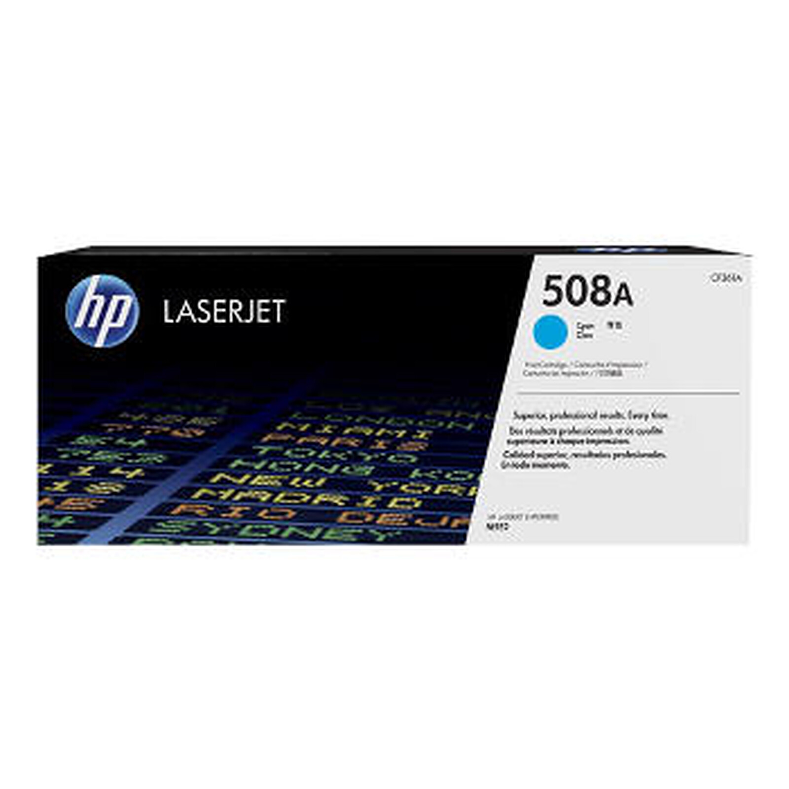 Toner HP 508A (CF361A) - Cyan - Autre vue