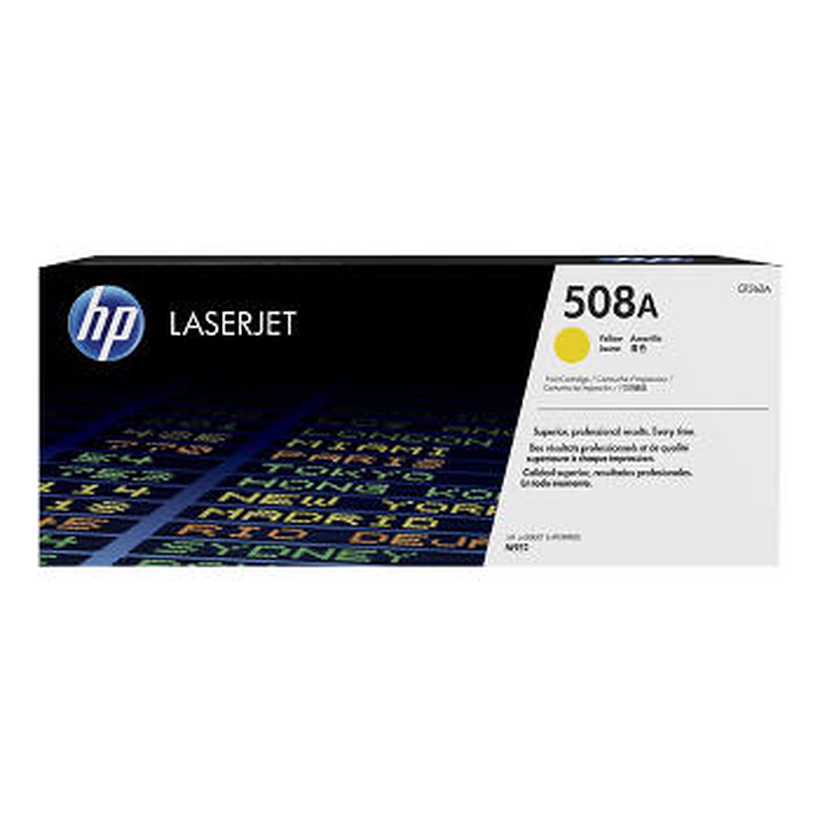 Toner HP 508A (CF362A) - Jaune - Autre vue