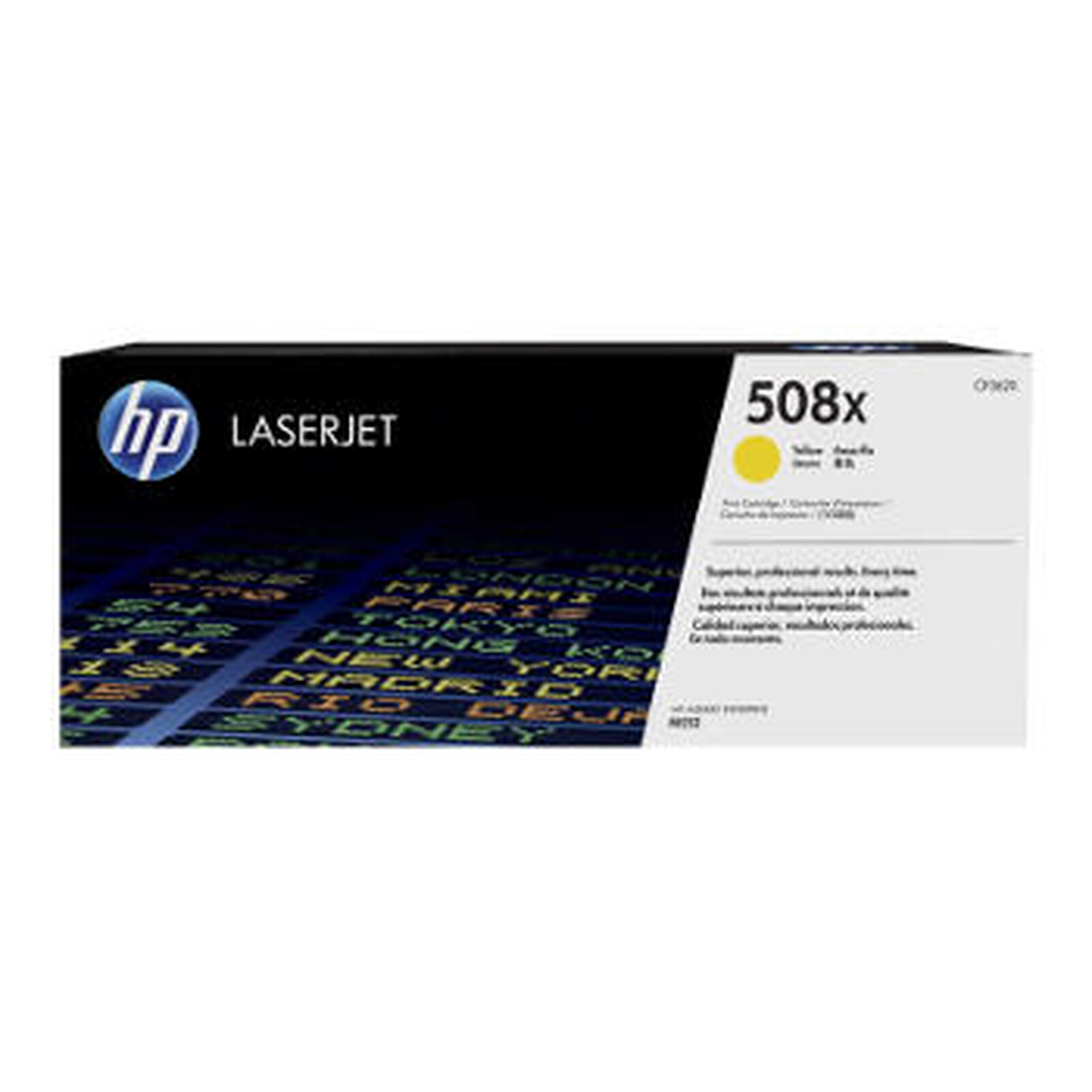 Toner HP 508X (CF362X) - Jaune Haute Capacité - Autre vue
