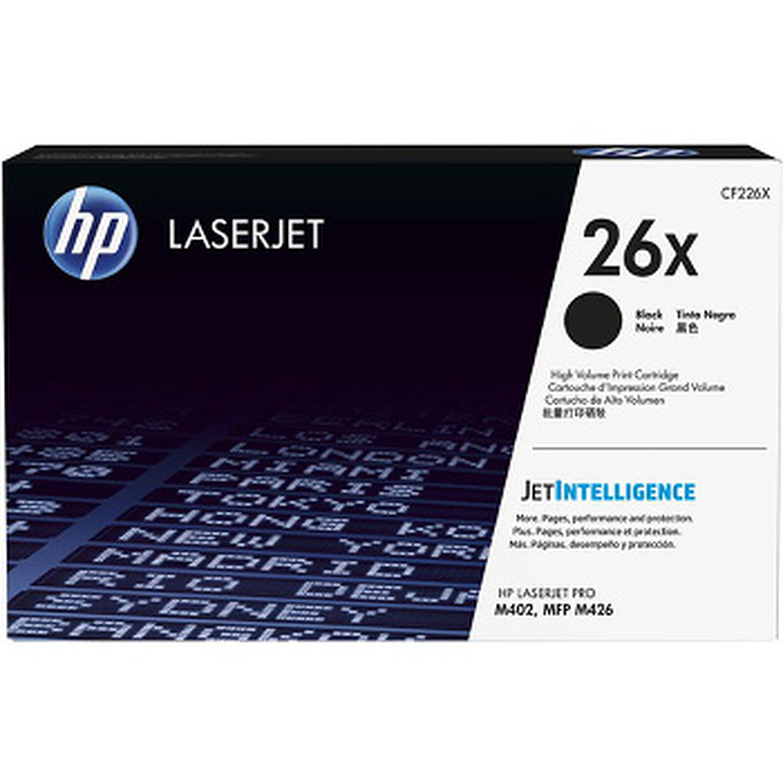 Toner HP 26X (CF226X) - Noir Haute capacité - Autre vue