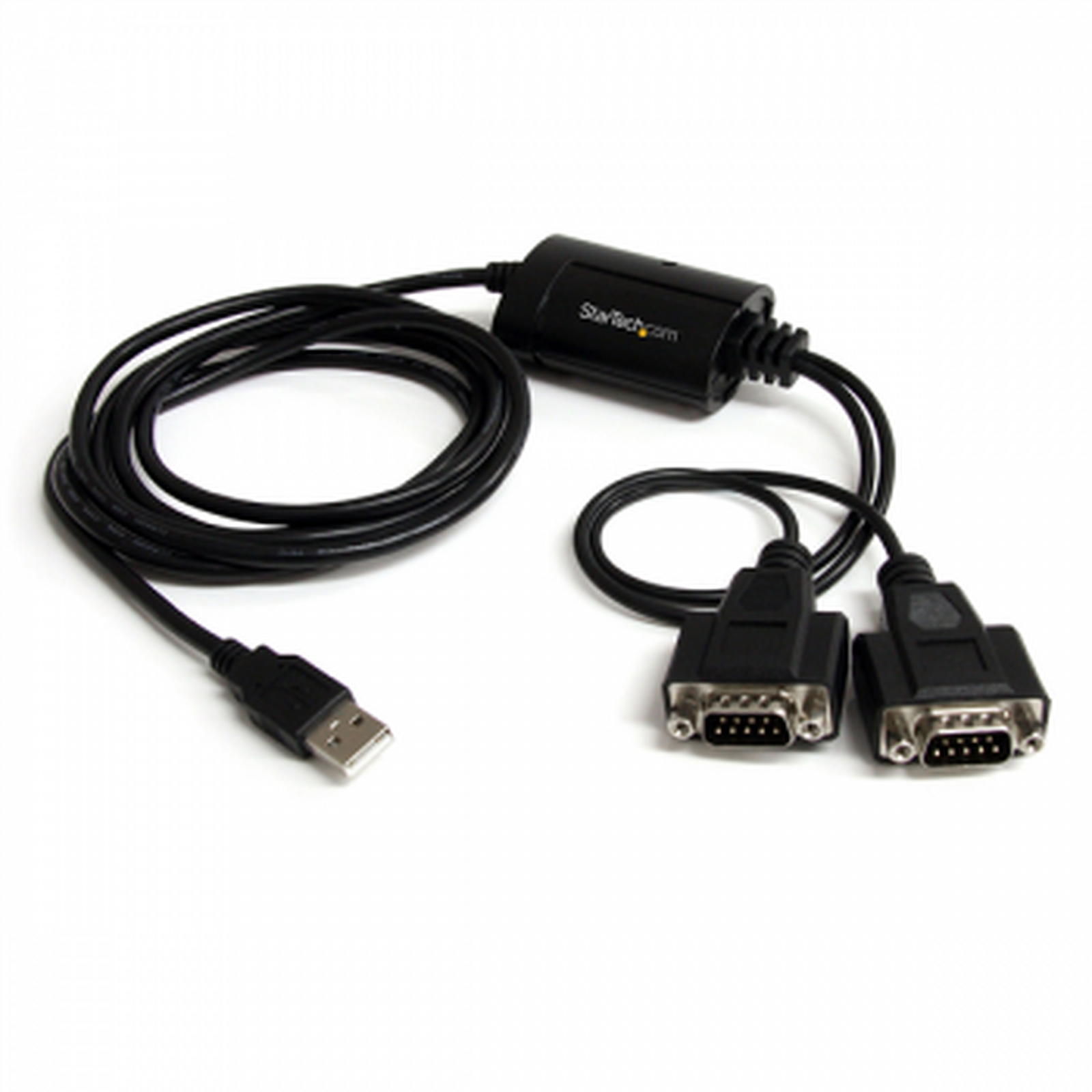 Adaptateur USB StarTech.com Câble FTDI USB 2.0 / 2 DB9 (série RS232) - 1,8m - Autre vue
