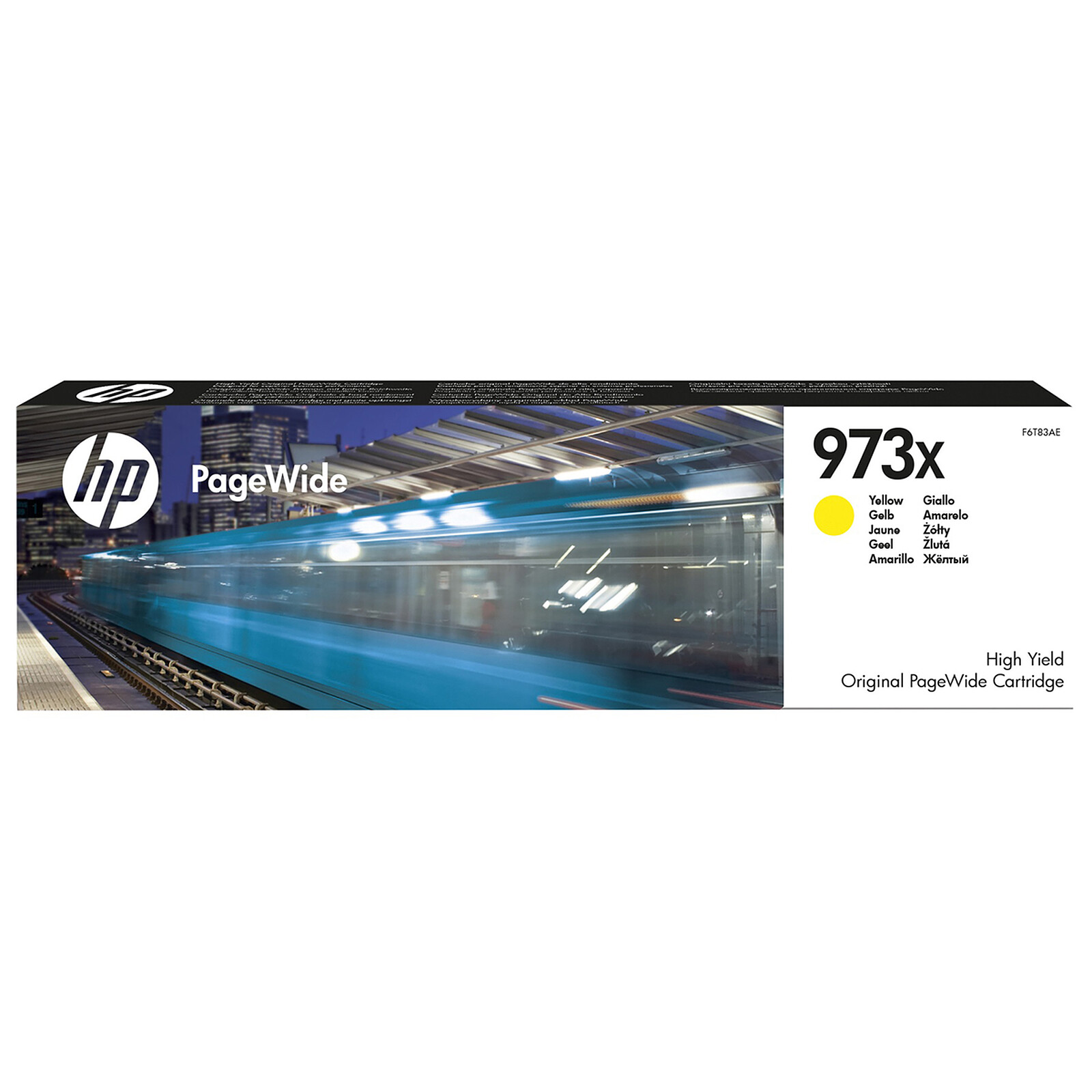 Cartouche d'encre HP n°973X - F6T83AE Jaune XL - Autre vue