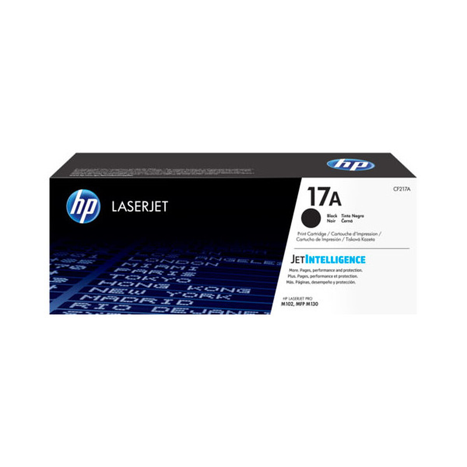 Toner HP 17A (CF217A) - Noir - Autre vue