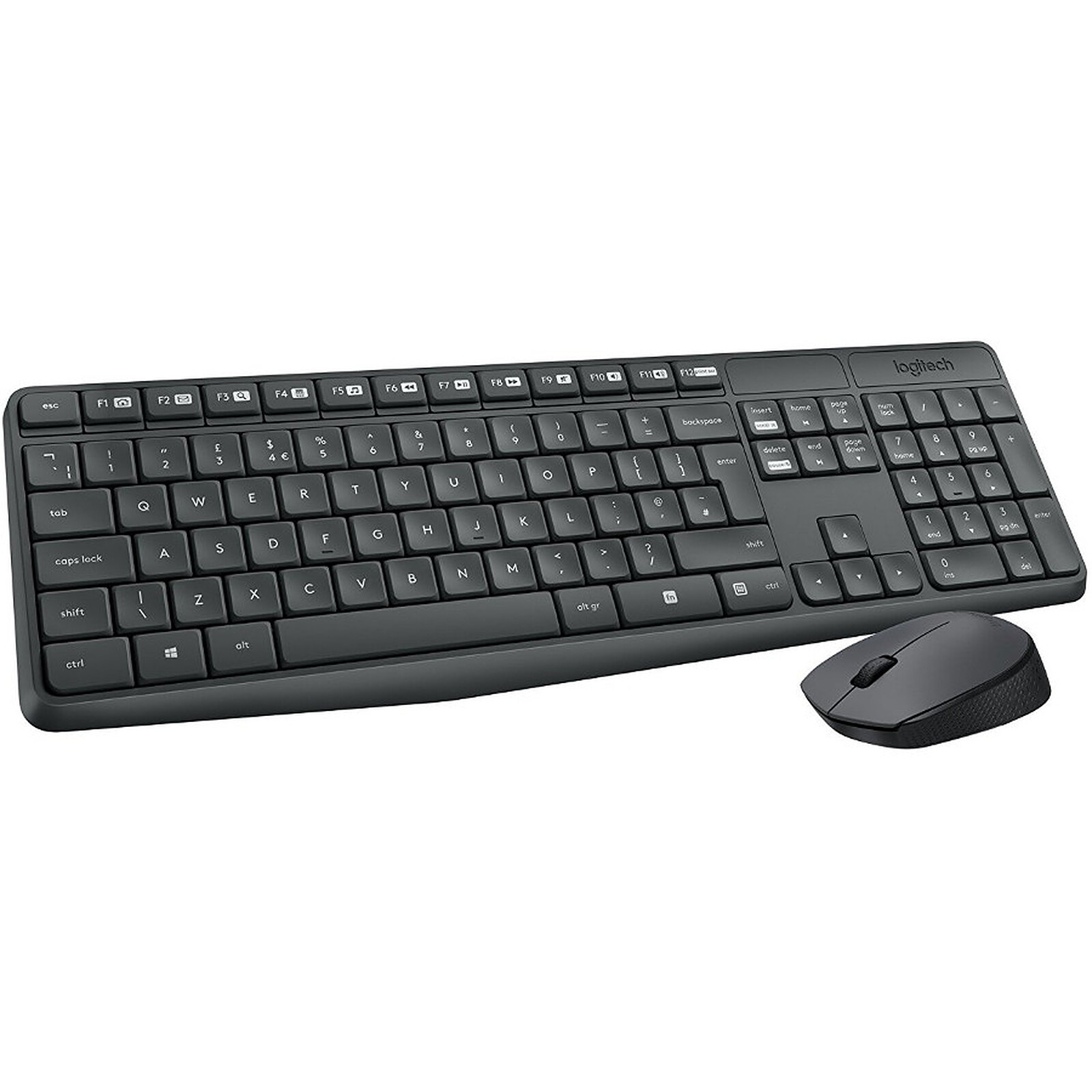 Clavier souris bureautique Logitech MK235 - Autre vue
