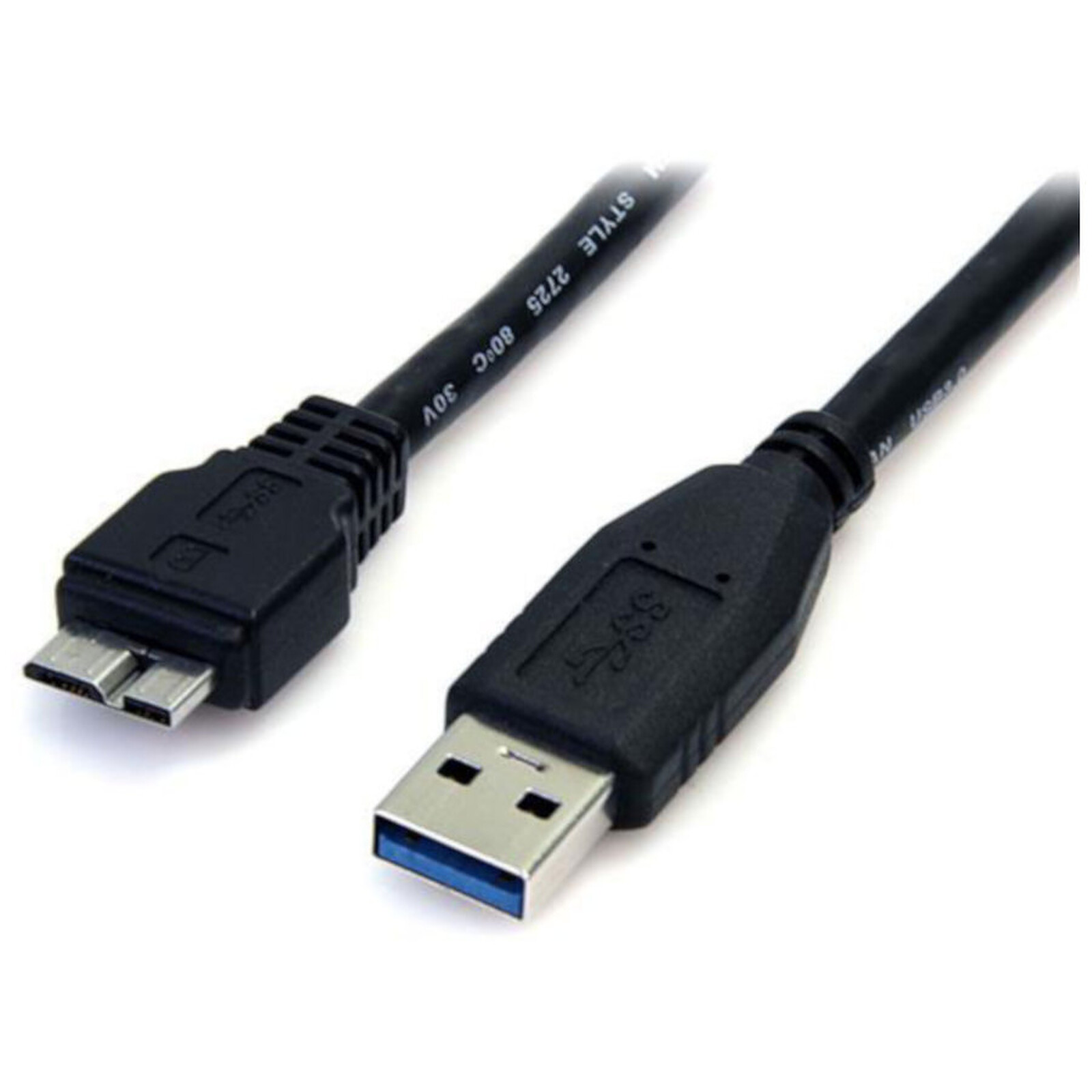 Câble USB StarTech.com Câble USB 3.0 (A) / micro USB Type B Noir - 50 cm - Autre vue