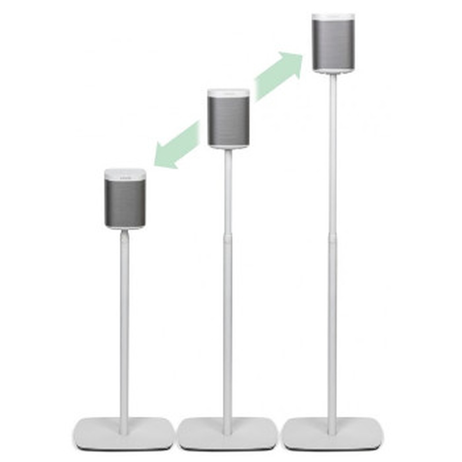 Support enceinte Flexson Support sur Pied ajustable - Blanc (x1) pour Play1 - Autre vue