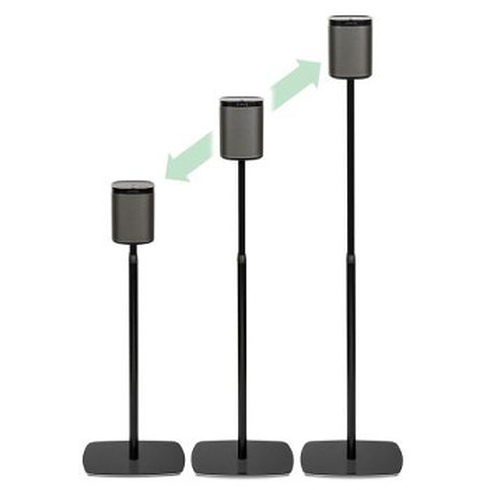 Support enceinte Flexson Support sur Pied ajustable - Noir (x1) pour Play 1 - Autre vue