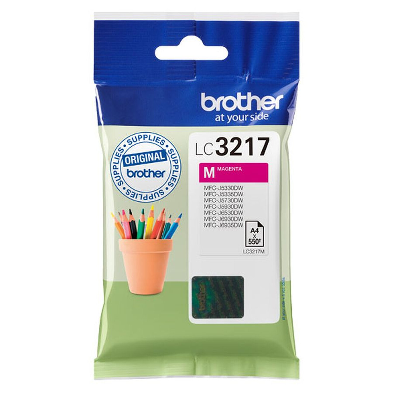 Cartouche d'encre Brother LC3217 - Magenta - Autre vue