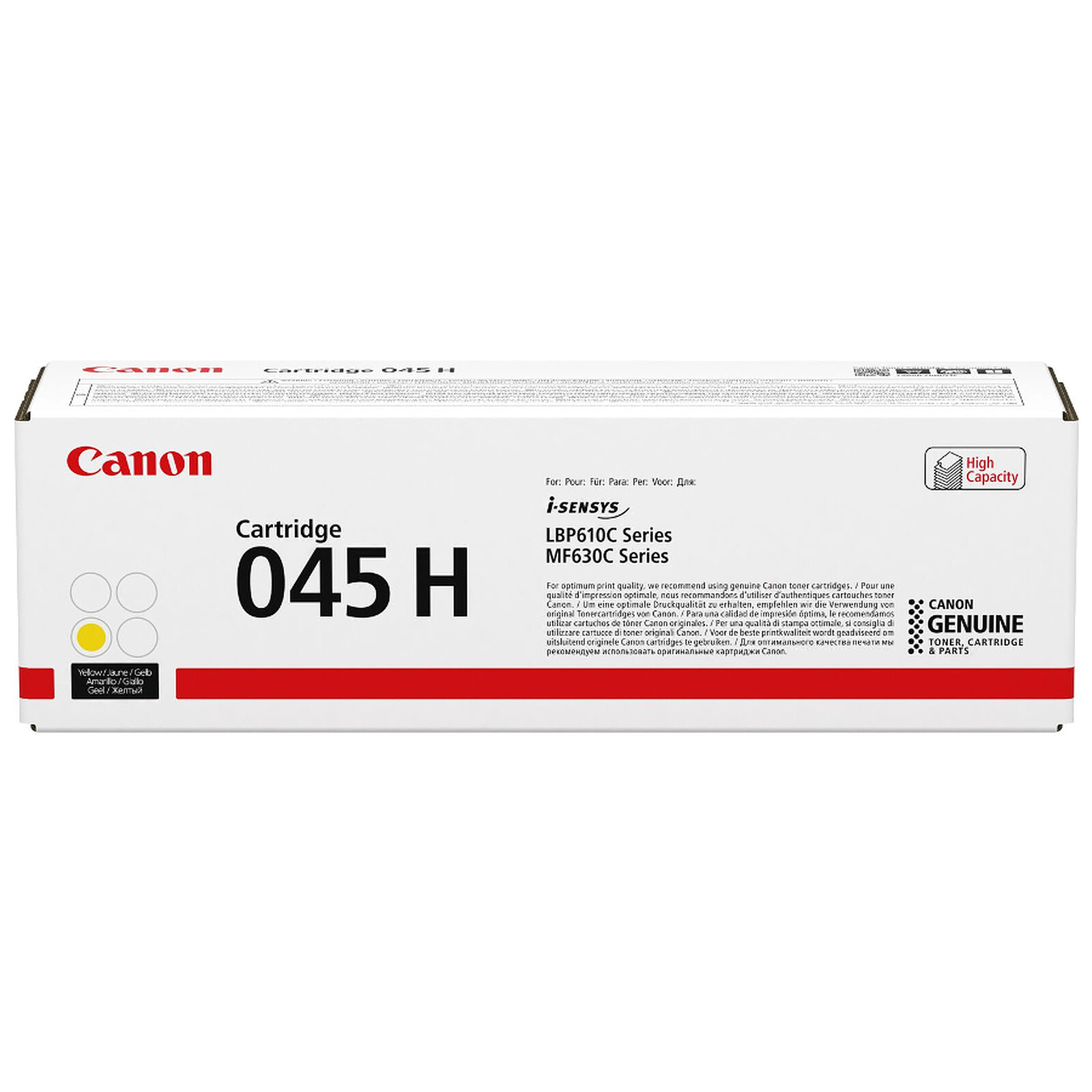 Toner Canon 045H - Jaune Haute capacité - Autre vue