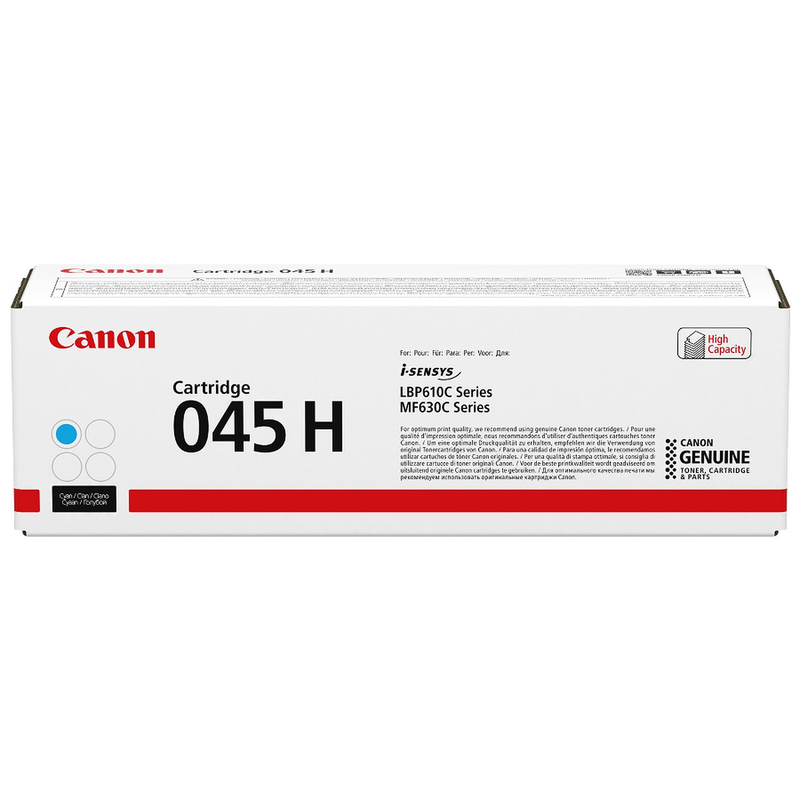 Toner Canon 045H - Cyan Haute capacité - Autre vue