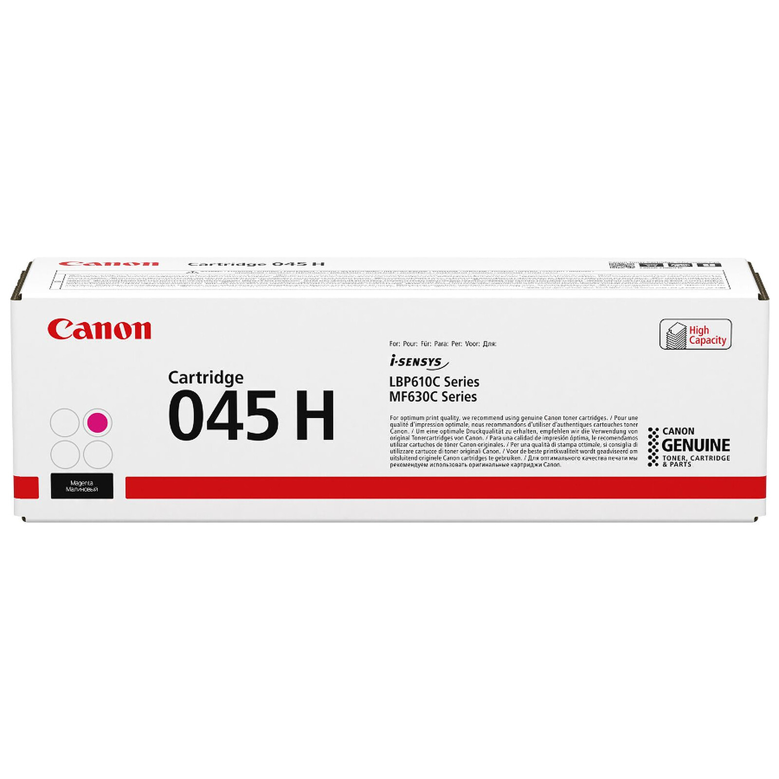 Toner Canon 045H - Magenta Haute capacité - Autre vue