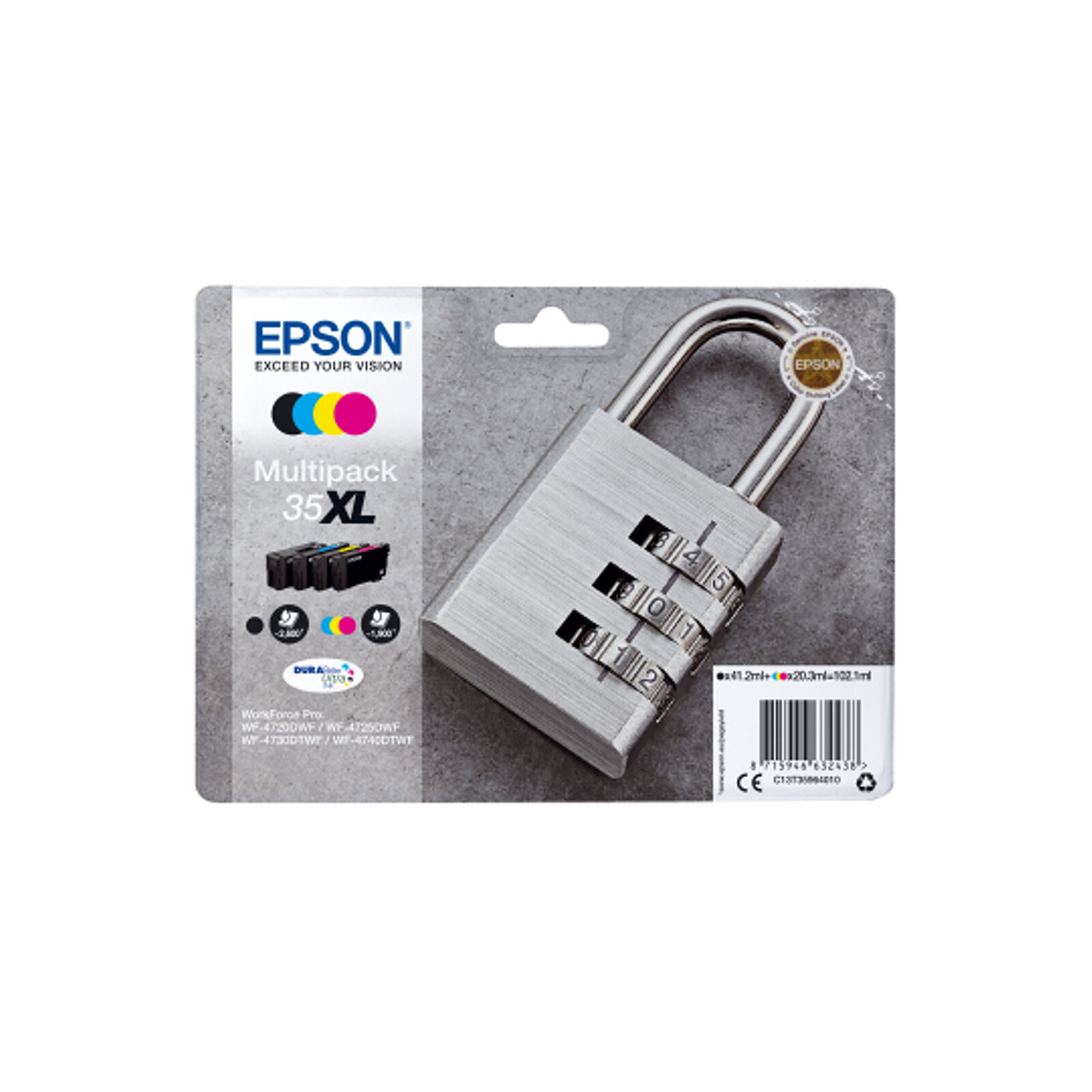 Cartouche d'encre Epson Multipack 35XL haute capacité 4 couleurs - Autre vue
