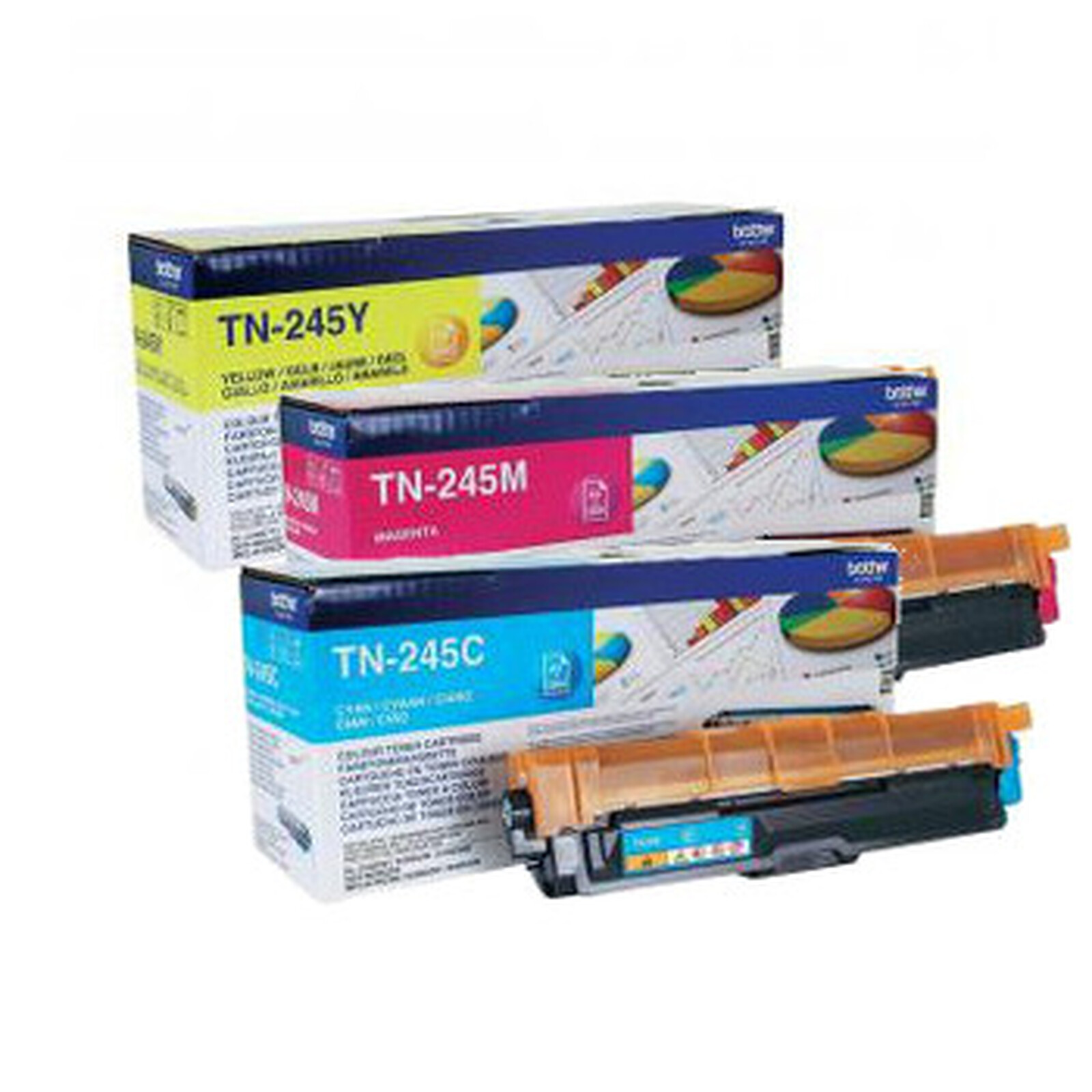 Toner Brother TN-245 - Cyan/Magenta/Jaune - Autre vue