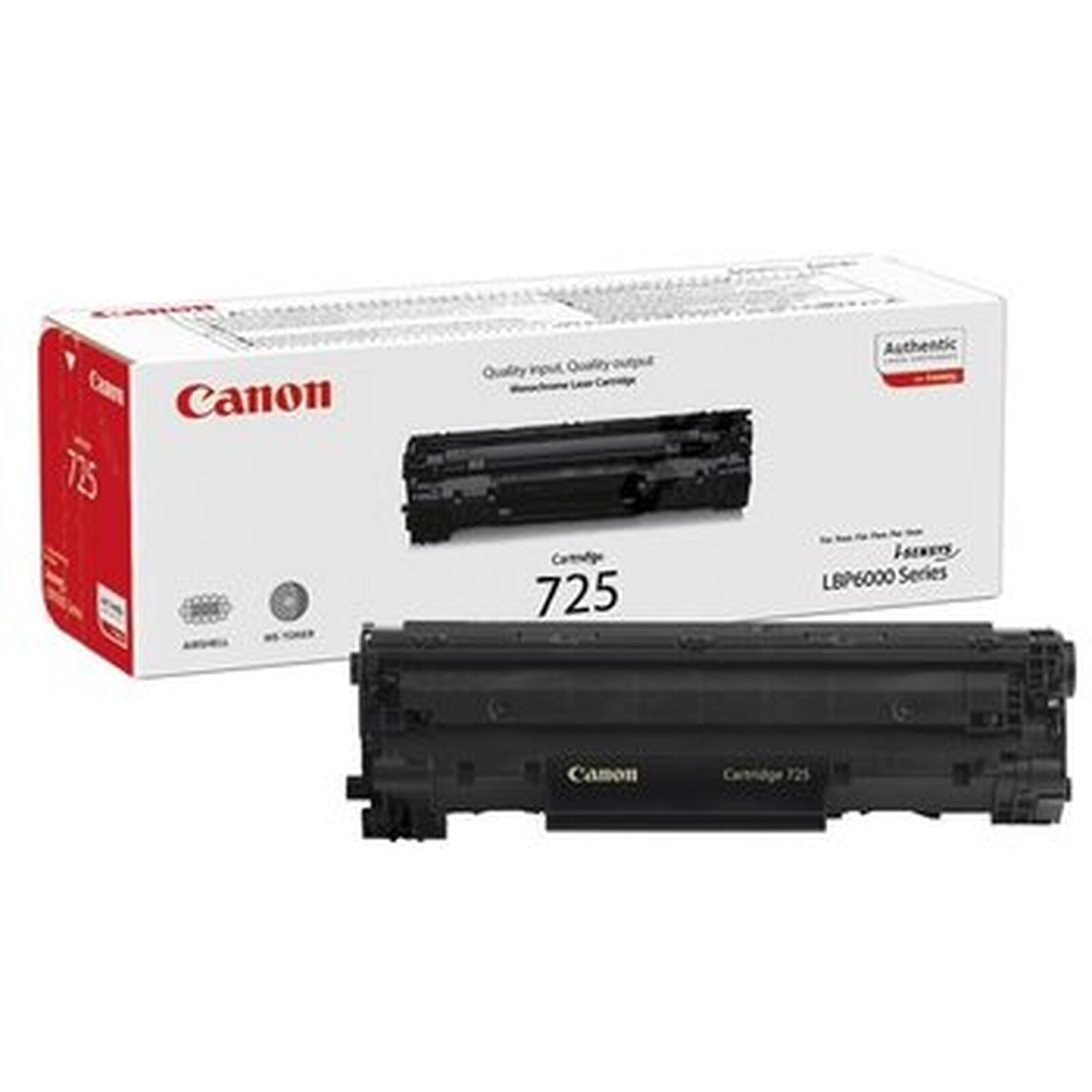 Toner Canon 725 - Noir Pack Trio - Autre vue