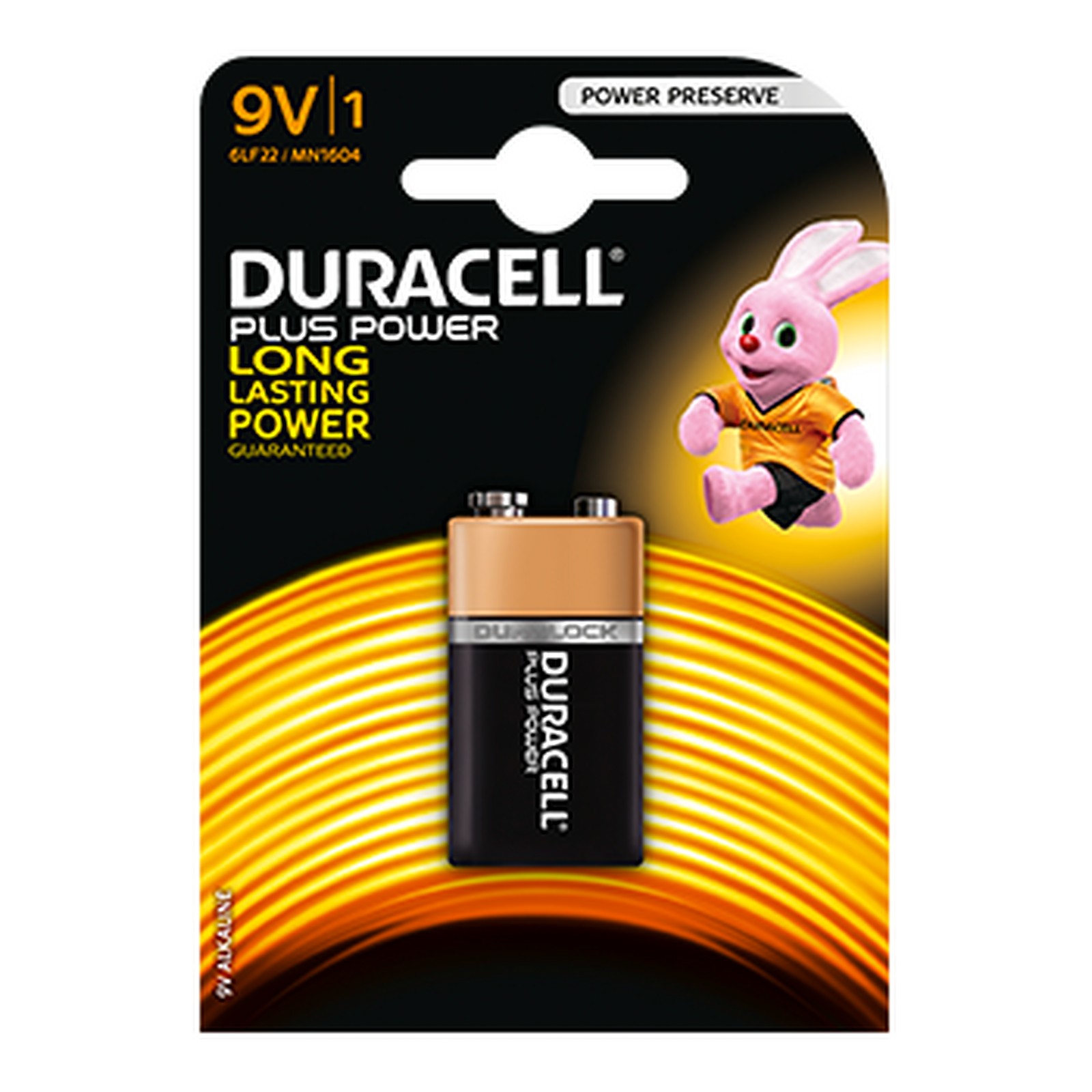 Pile et chargeur Duracell Piles Alcaline Plus Power 9V 6LR61 (à l'unité) - Autre vue