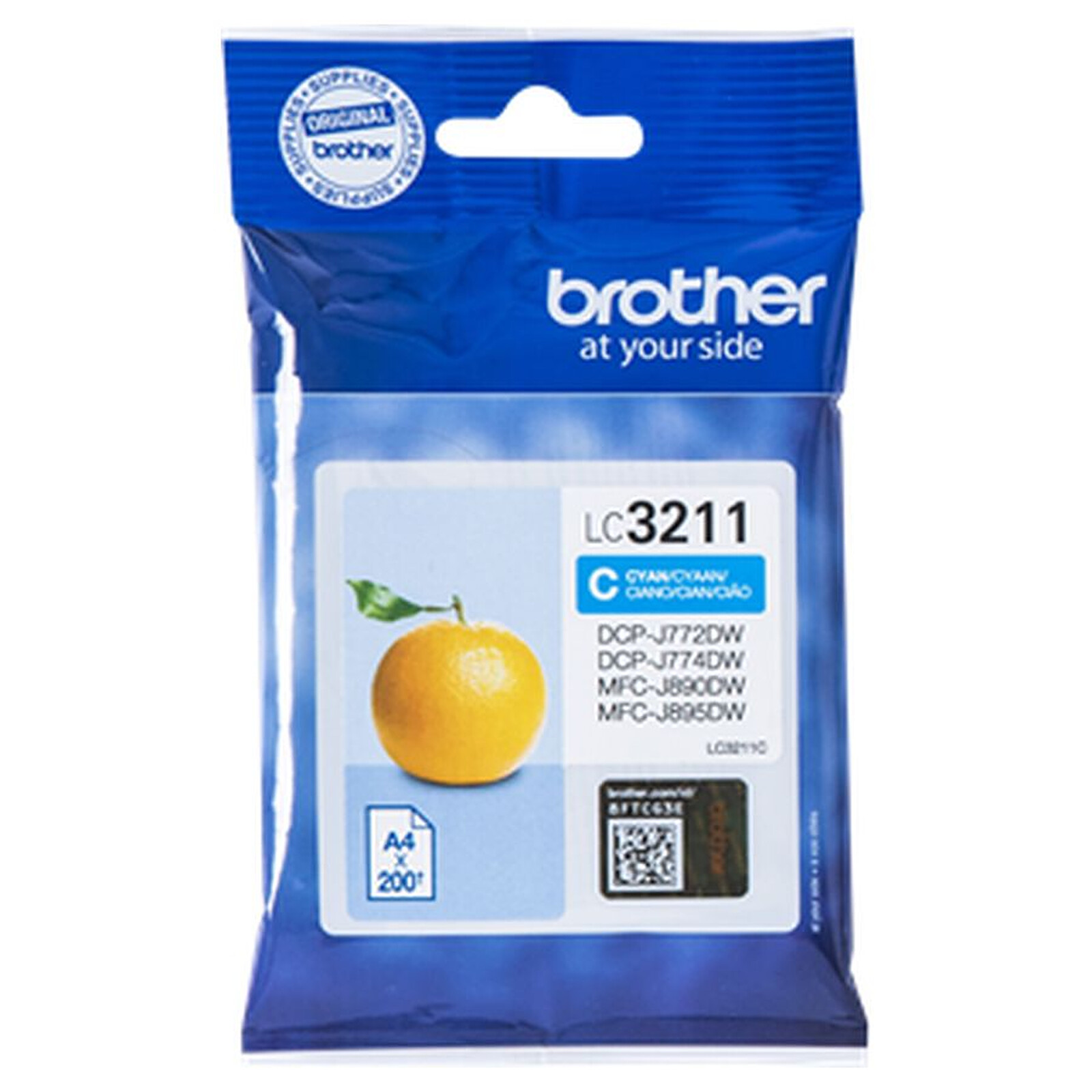 Cartouche d'encre Brother LC3211 - Cyan - Autre vue