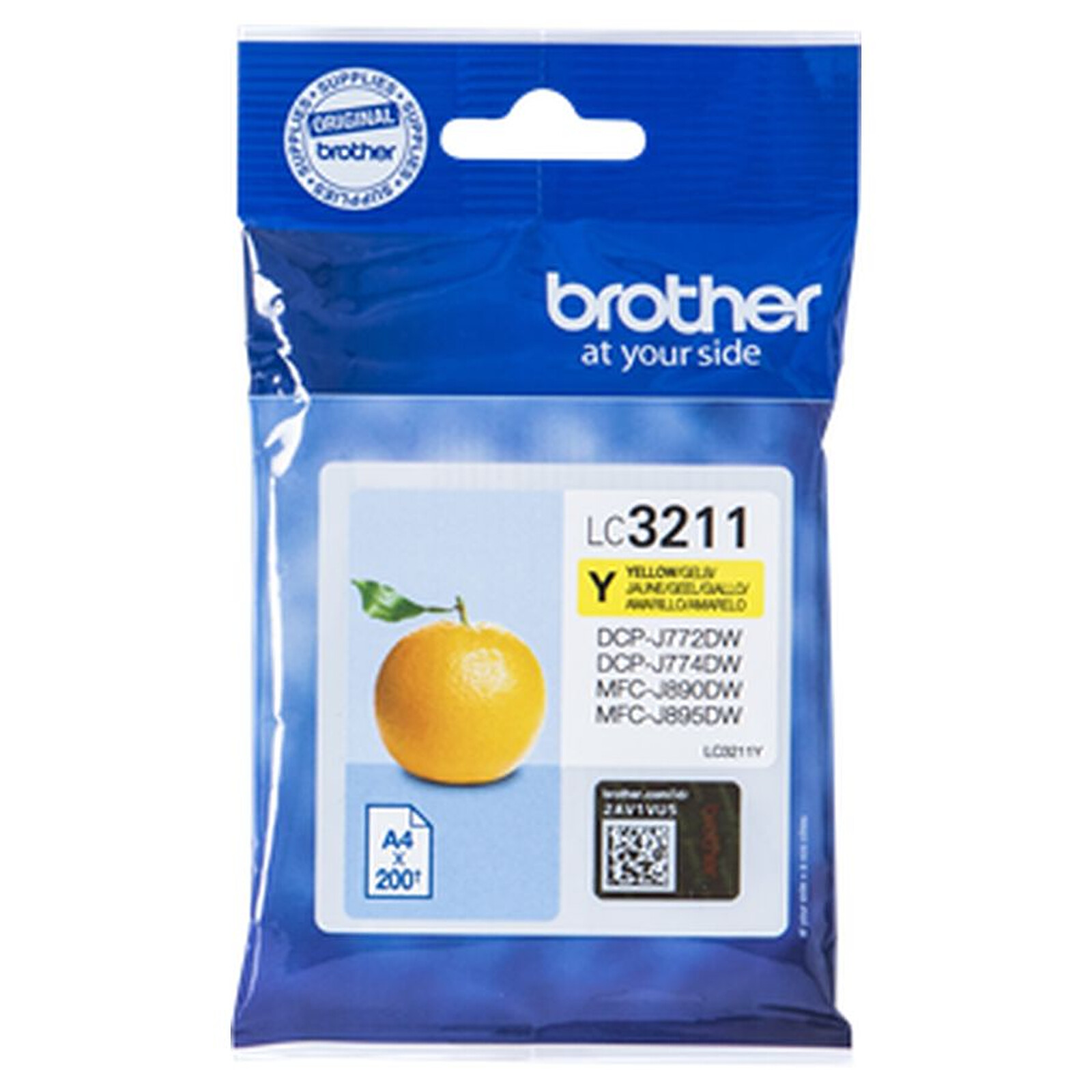 Cartouche d'encre Brother LC3211 - Jaune - Autre vue