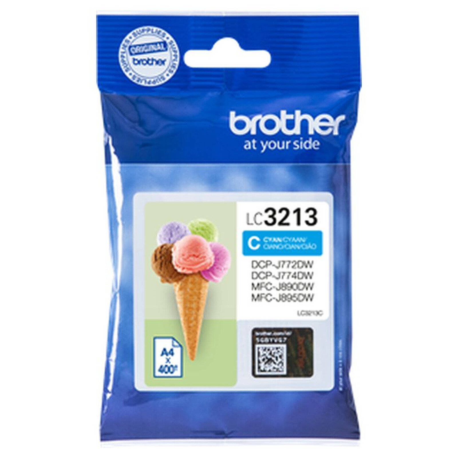 Cartouche d'encre Brother LC3213 - Cyan - Autre vue