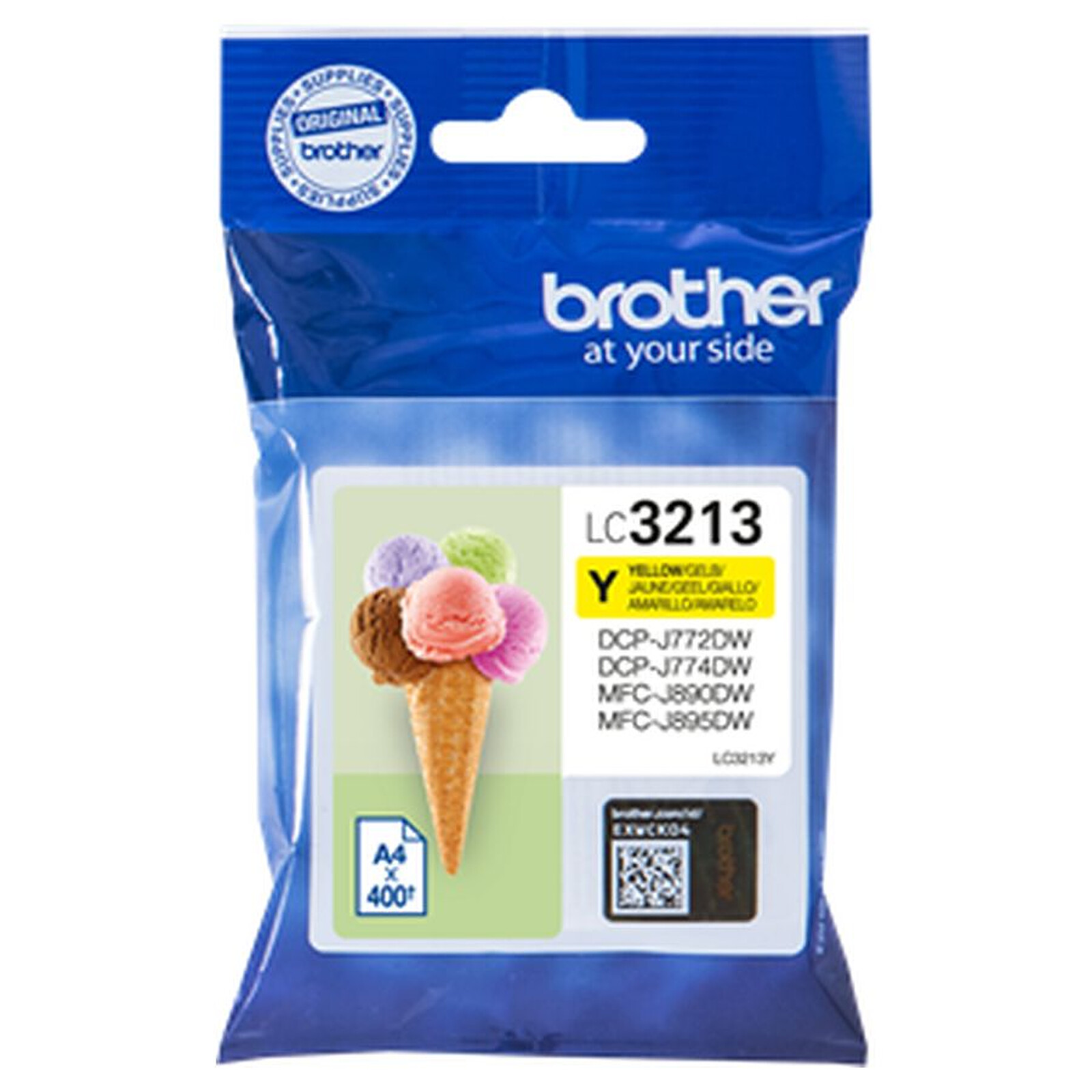 Cartouche d'encre Brother LC3213 - Jaune - Autre vue
