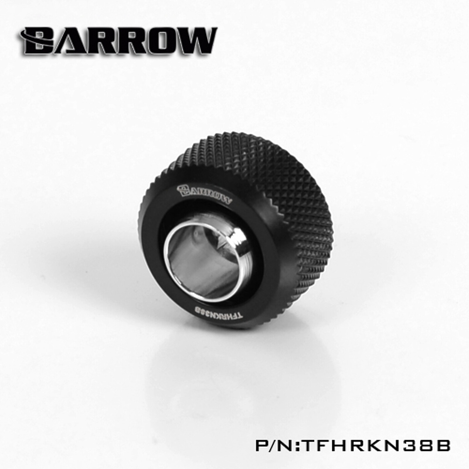 Watercooling Custom BARROW TFHRKN38B - Embout tuyau souple 10x13mm - Noir - Autre vue