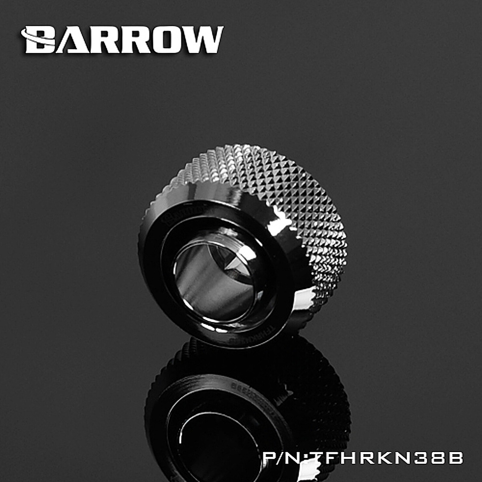 Watercooling Custom BARROW TFHRKN38B - Embout tuyau souple 10x13mm argent - Autre vue