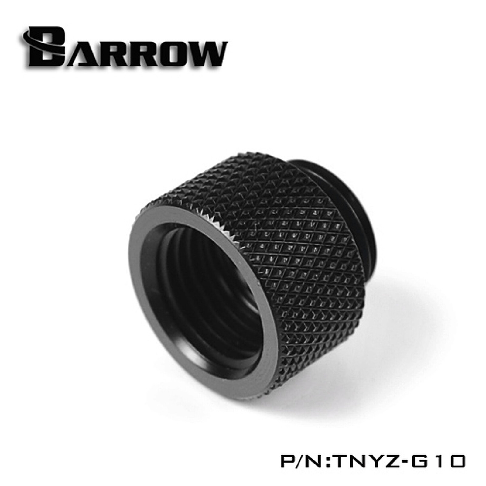 Watercooling Custom BARROW TNYZ-G10 -  Extension 10mm mâle vers femelle - Noir - Autre vue