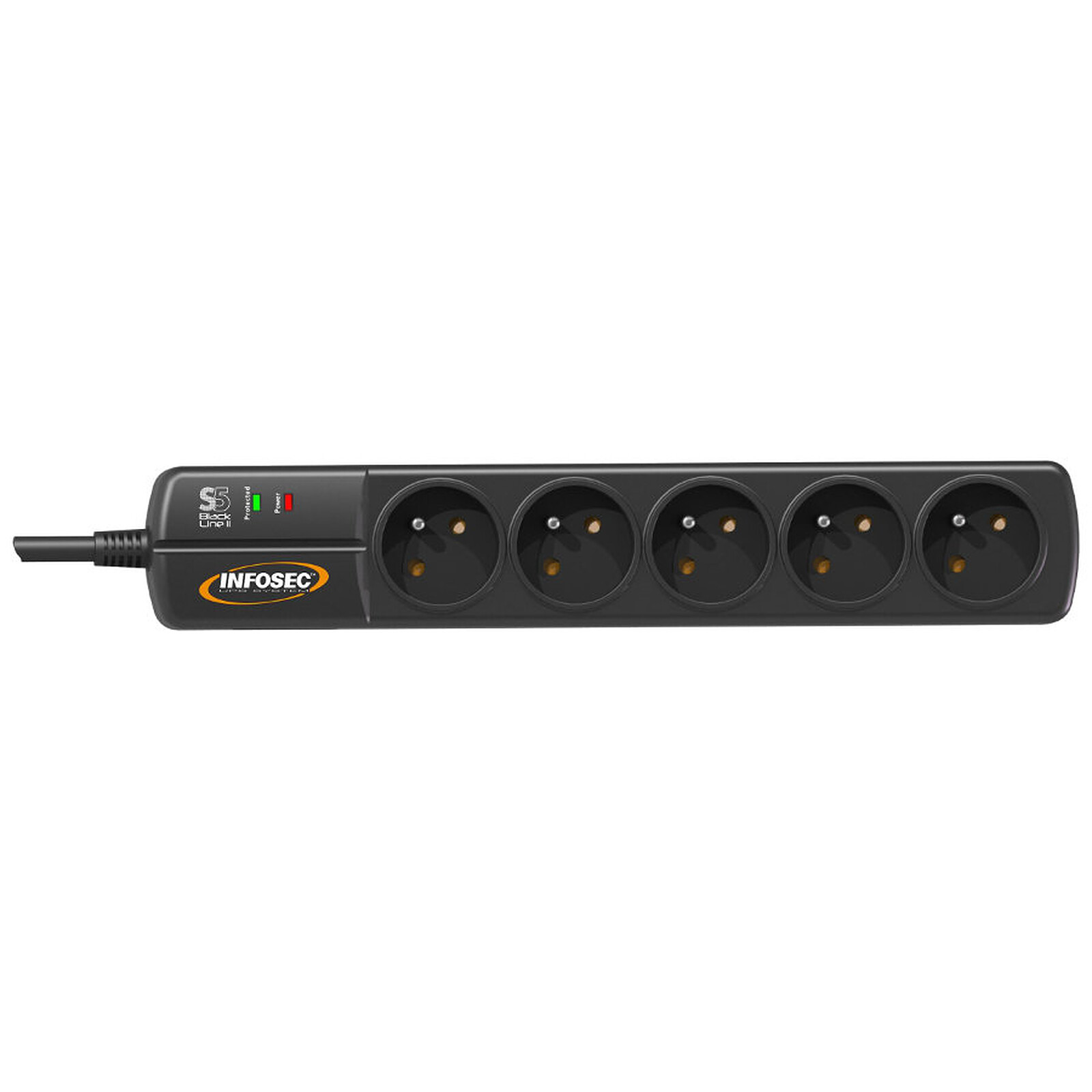 Prise parafoudre Infosec S5 Black Line II - Autre vue