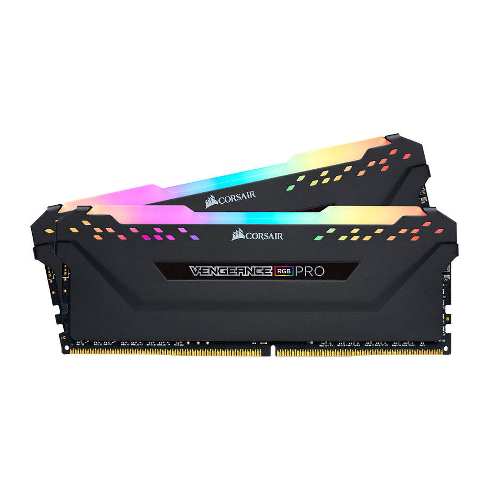Mémoire RAM Corsair Vengeance RGB PRO - 2 x 8 Go (16 Go) - DDR4 3000 MHz - CL15 - Autre vue