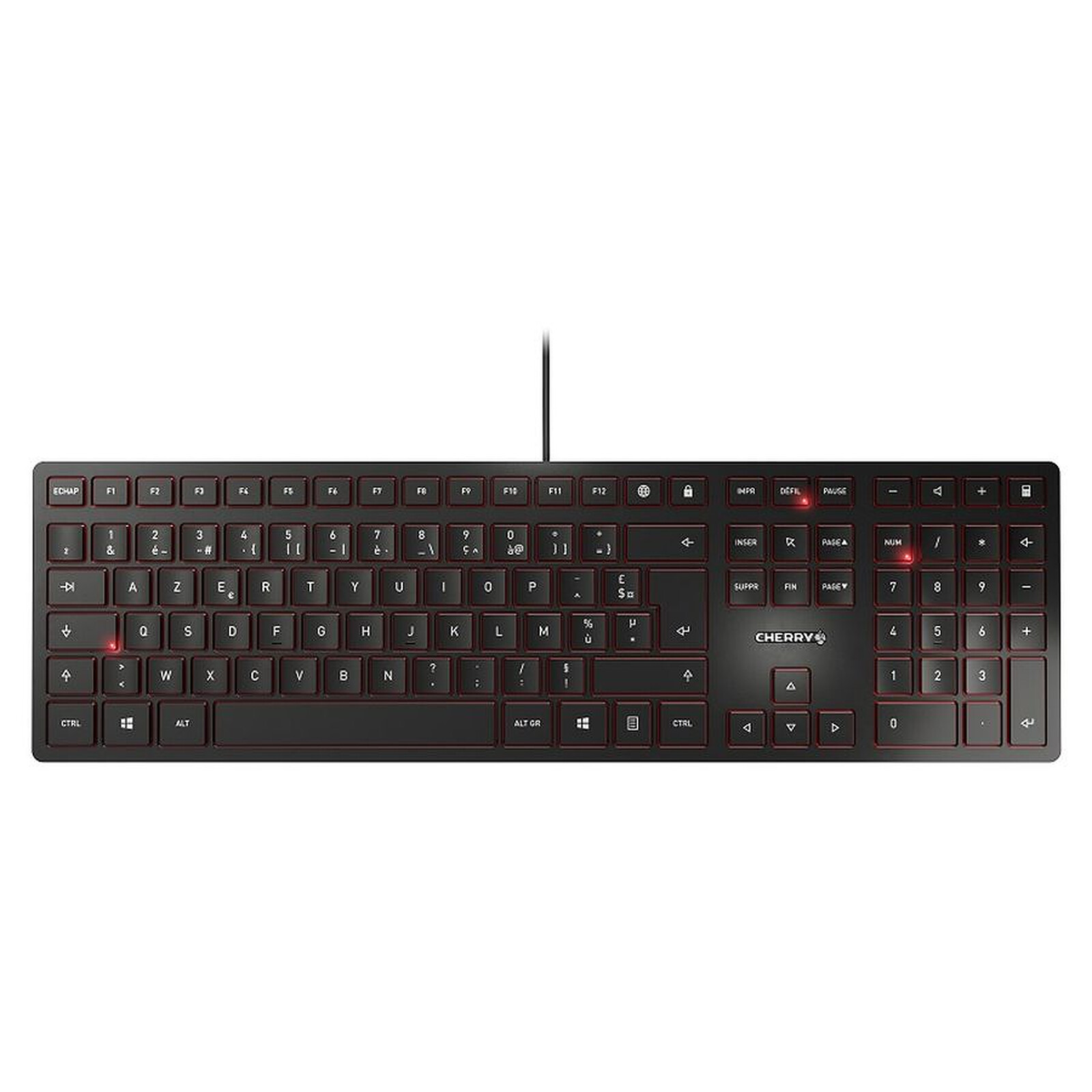 Clavier PC Cherry KC 6000 Slim - Noir - Autre vue
