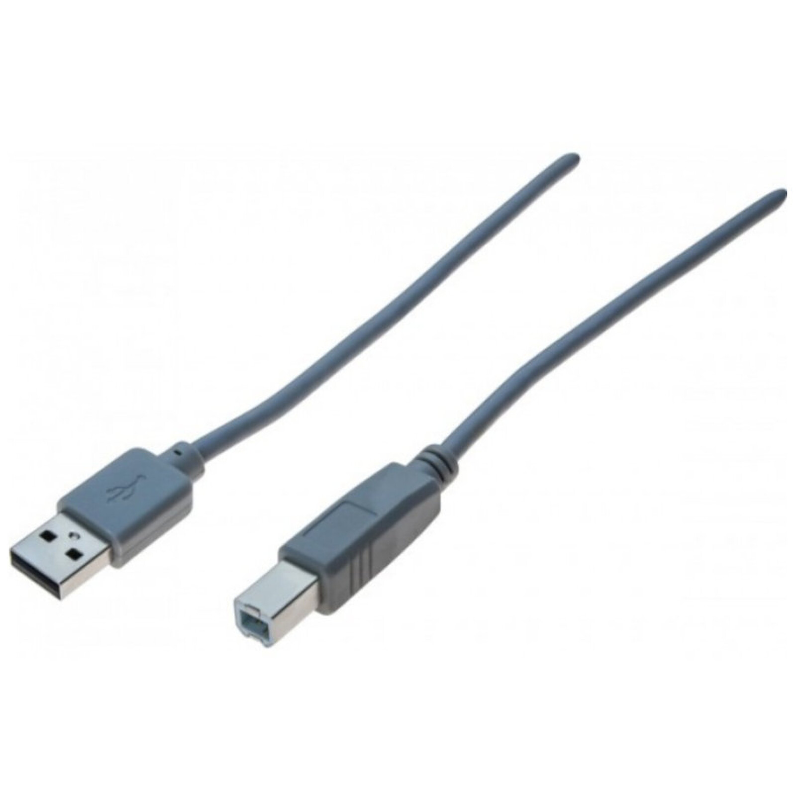 Câble USB Câble imprimante USB 2.0 (A/B) Gris - 3m - Autre vue
