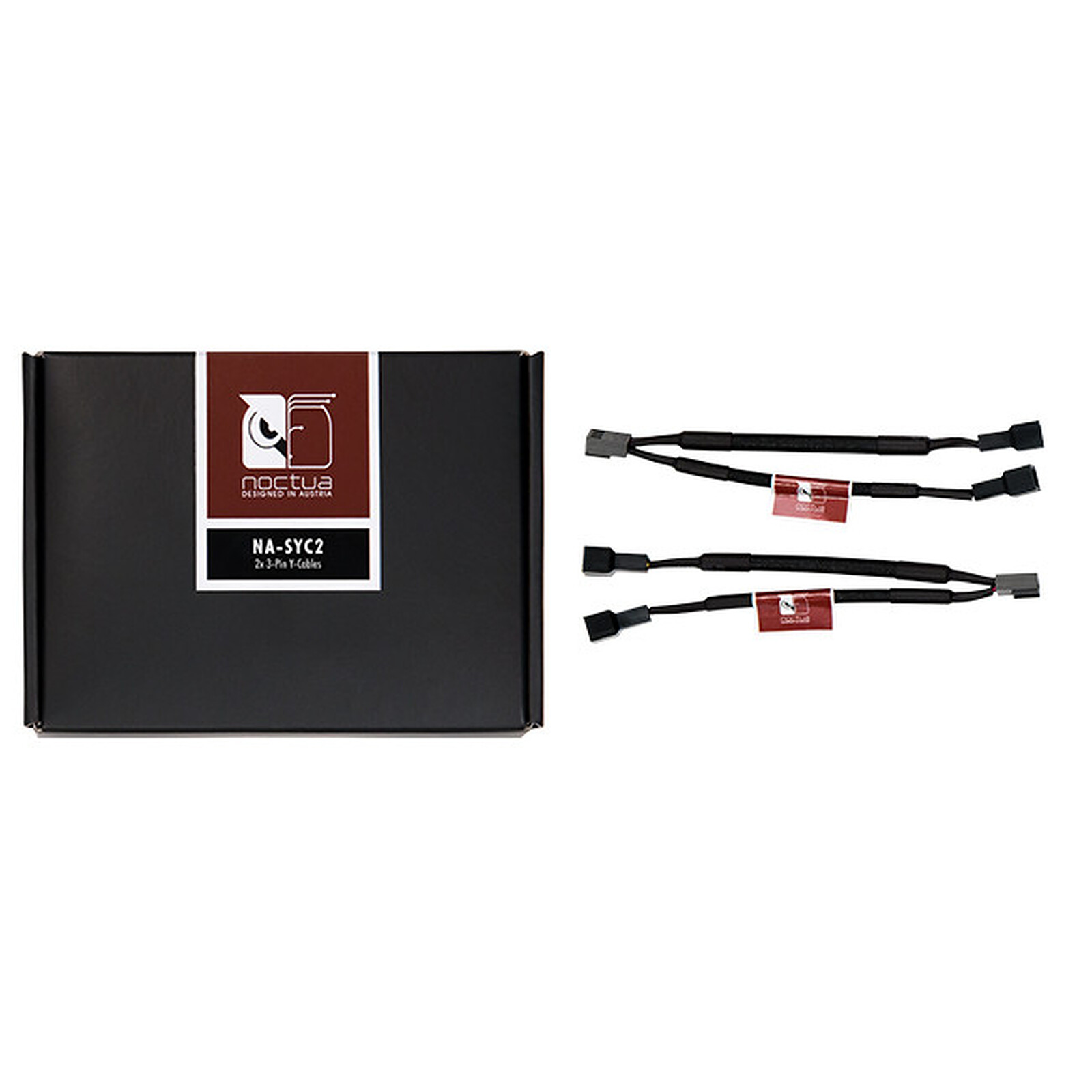 Câble d'alimentation Noctua NA-SYC2 - Doubleurs d'alimentation 3 broches - Autre vue