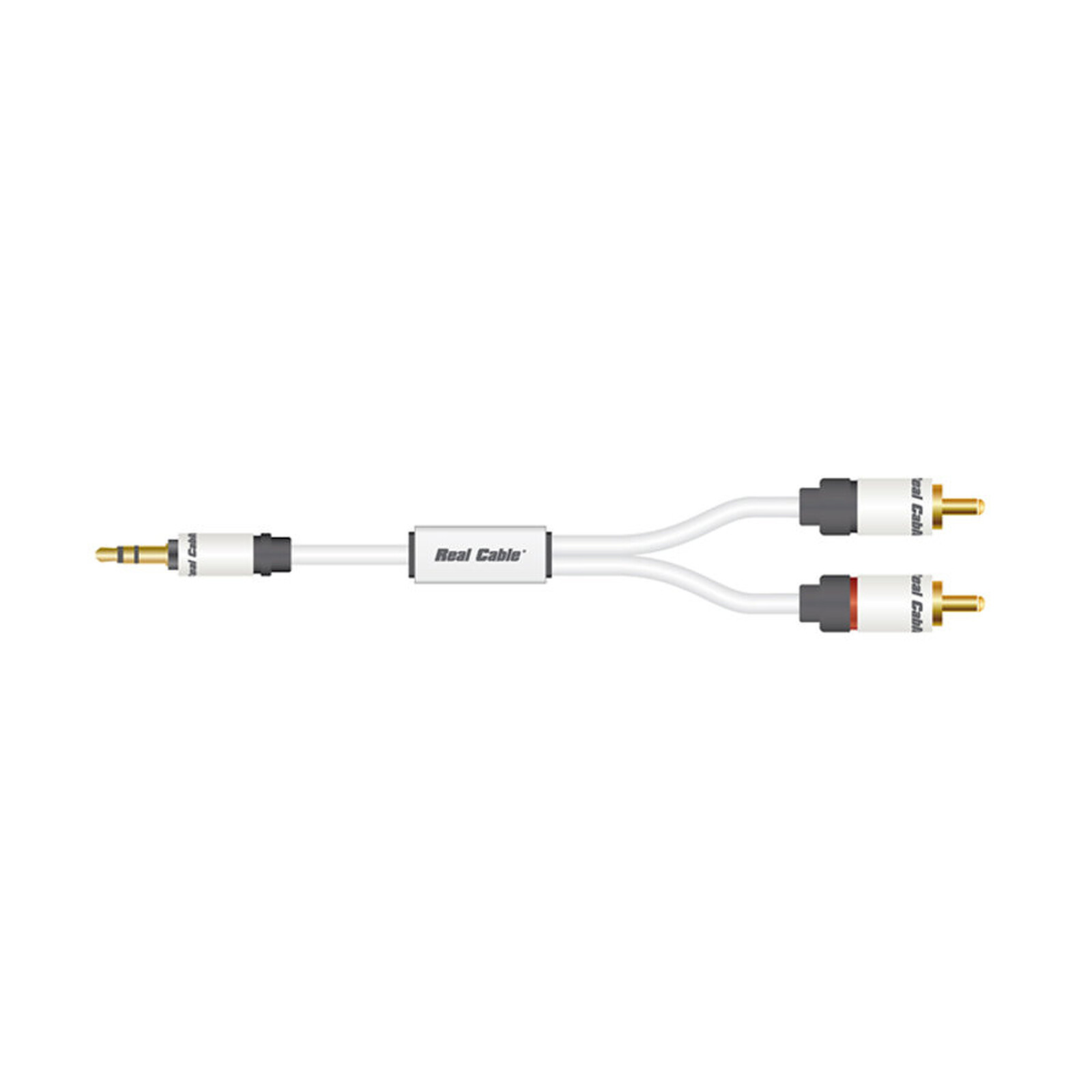 Câble RCA Real Cable Câble audio Jack 3,5mm / 2 RCA - 1,5 m - Autre vue