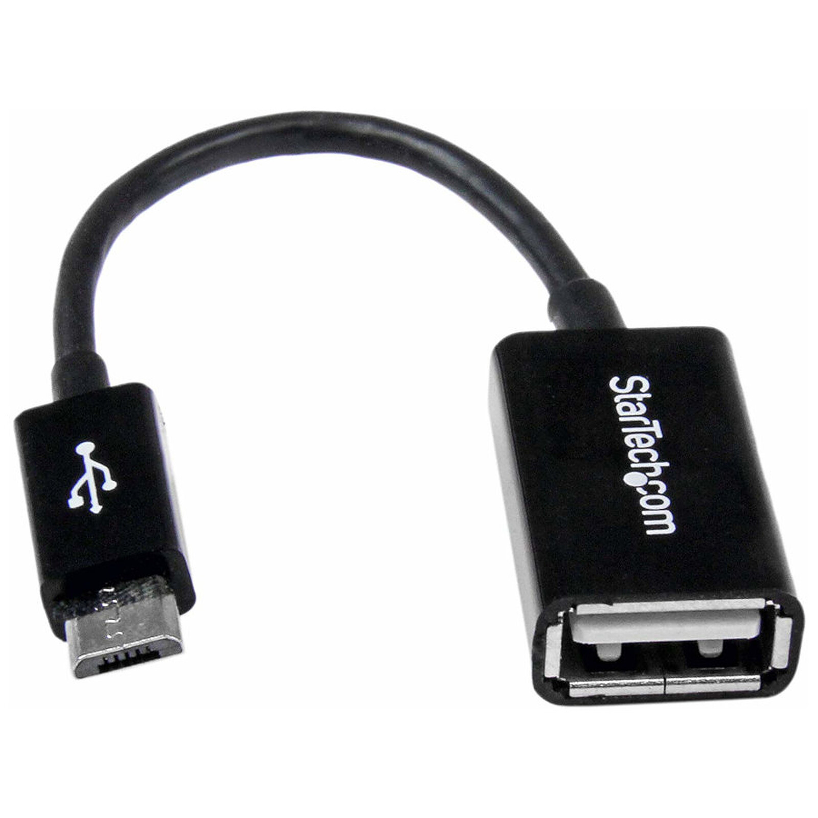 Câble USB StarTech.com UUSBOTG Adaptateur Micro USB OTG 10 cm - USB A - Autre vue