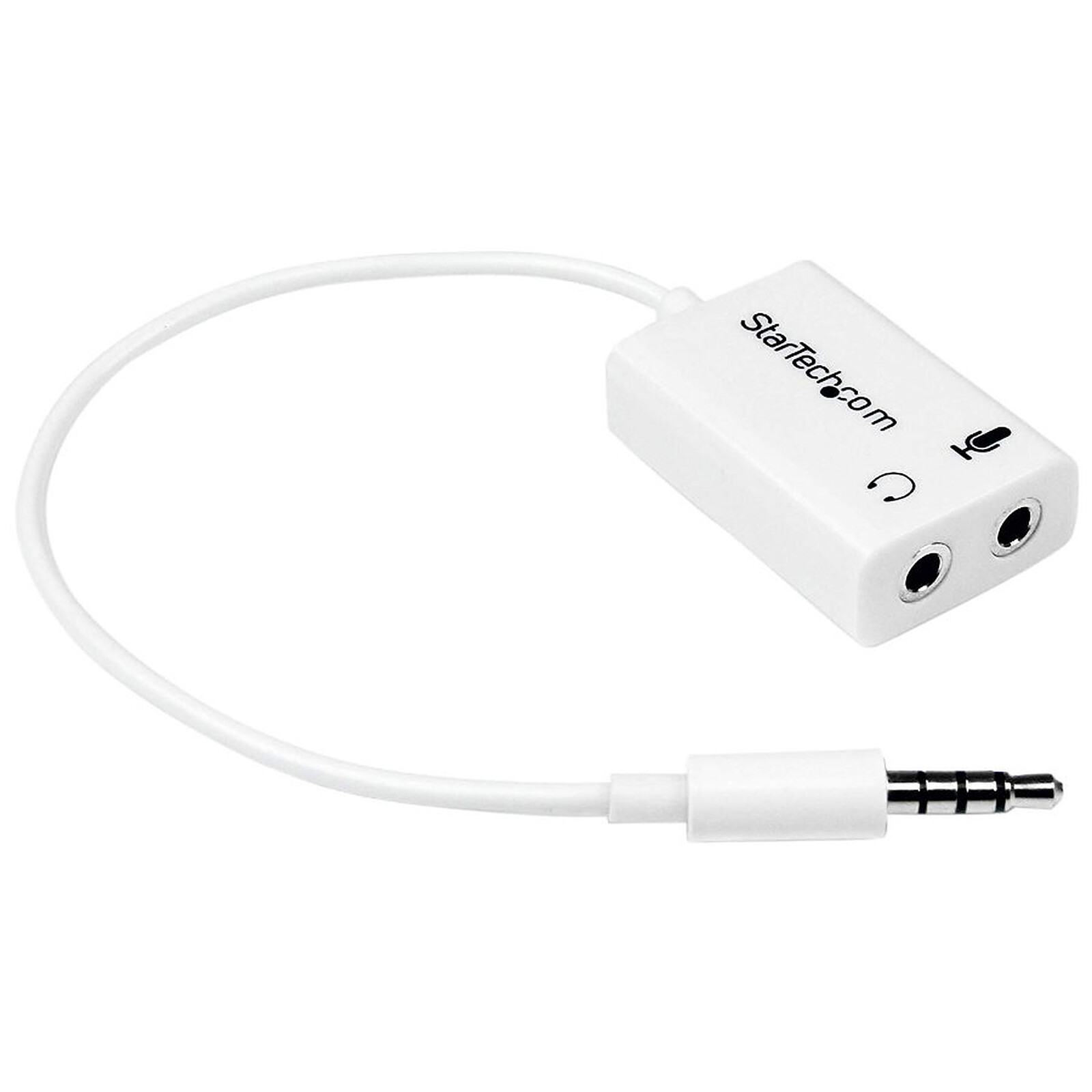 Adaptateur audio StarTech.com Adaptateur casque avec prises ecouteur / micro - Autre vue