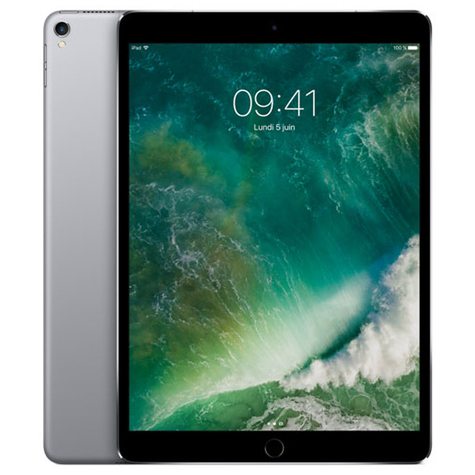 Tablette reconditionnée Apple iPad Pro 10,5 - Wi-Fi - 4G - 256 Go - Gris sidéral · Reconditionné - Autre vue