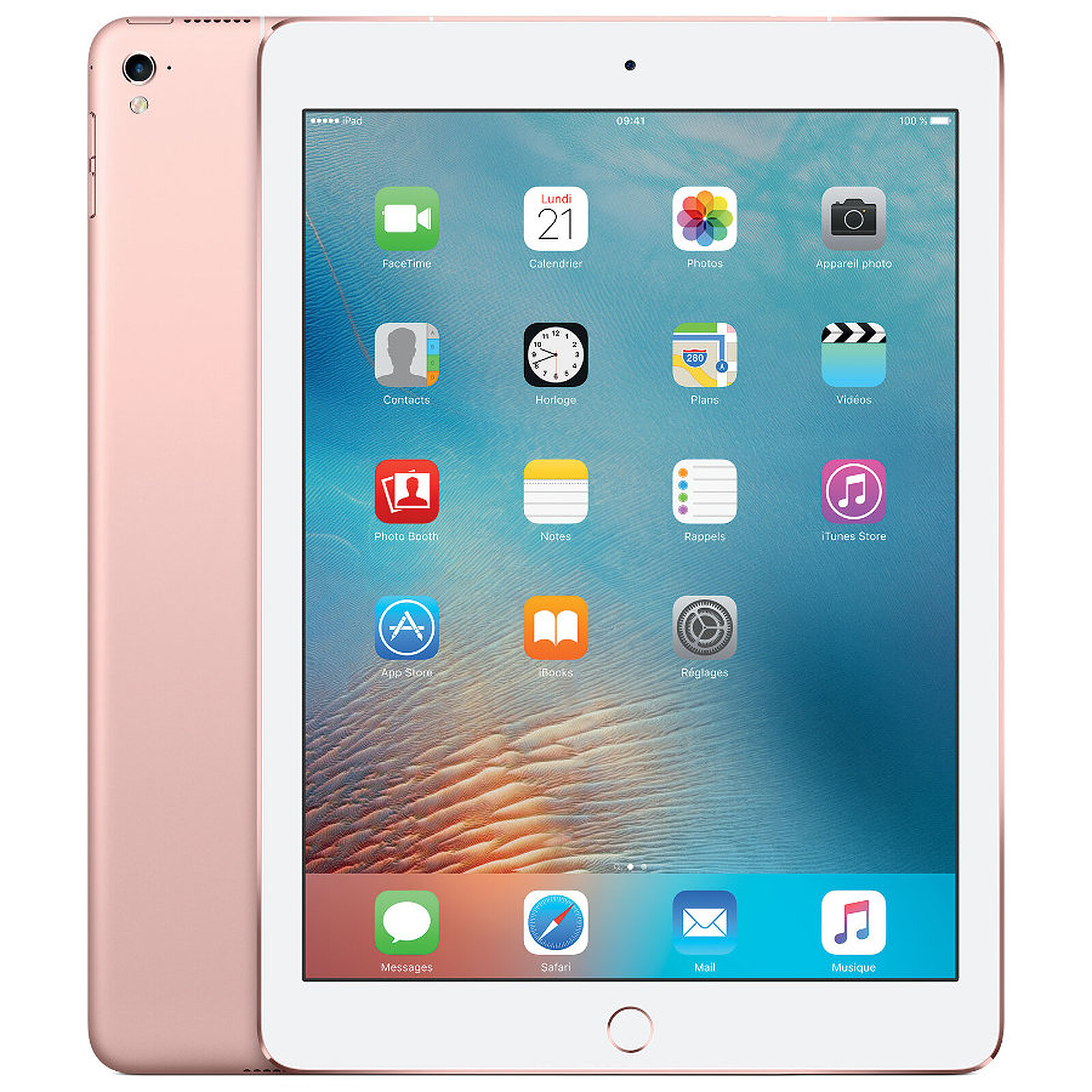 Tablette reconditionnée Apple iPad Pro 10,5" - Wi-Fi - 4G - 64 Go - Rose Gold · Reconditionné - Autre vue