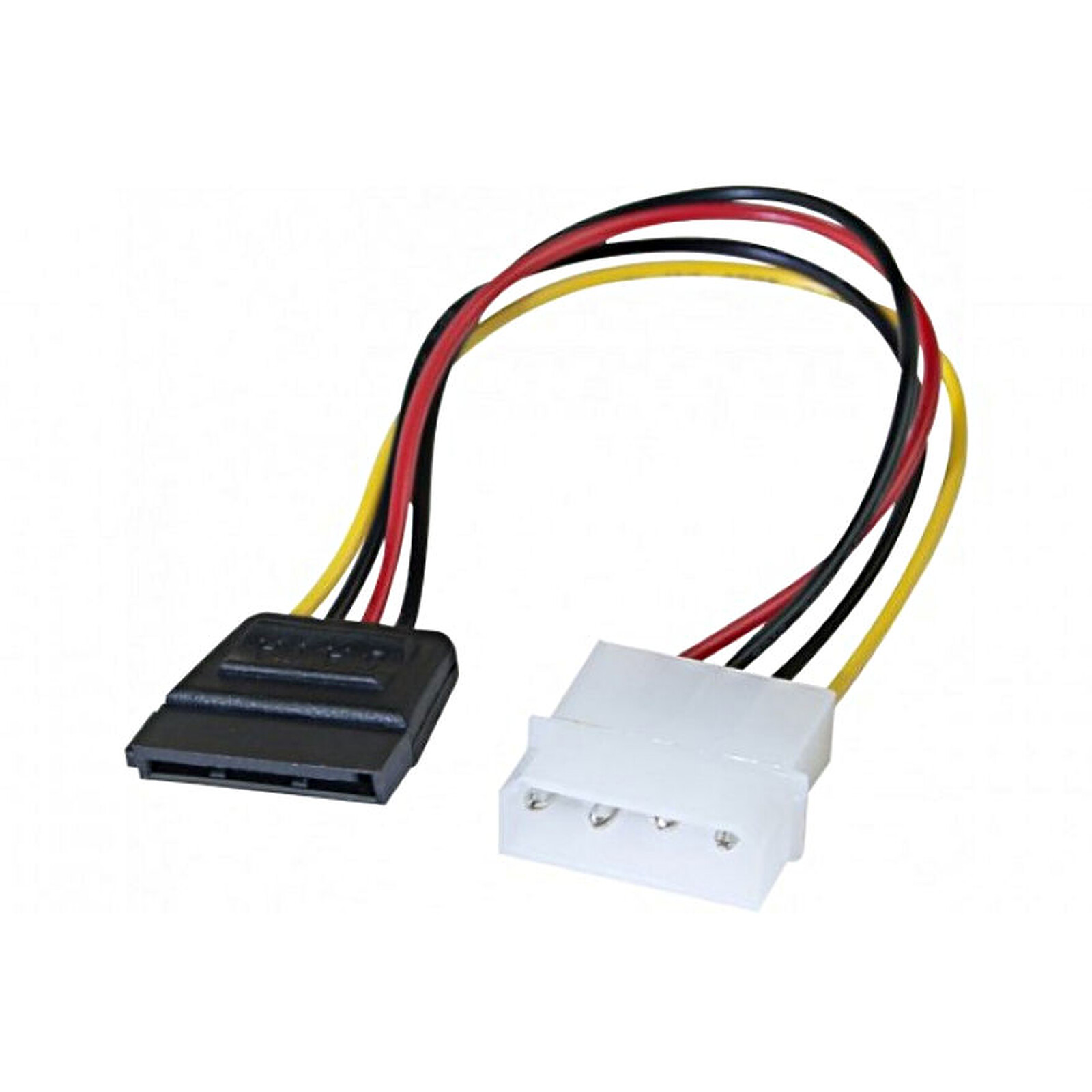 Câble d'alimentation Adaptateur SATA / Molex - 15 cm - Autre vue