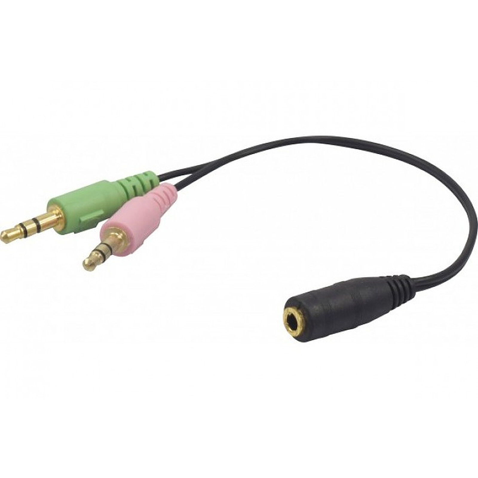 Câble Jack Adaptateur micro/casque 3,5mm stereo vers jack 3,5 - Autre vue