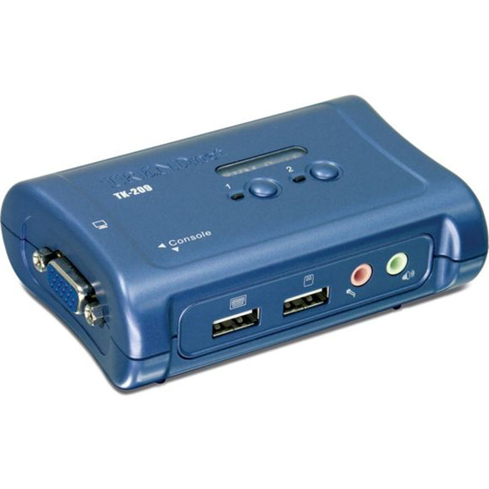 KVM TrendNet TK-209K - KVM 2 ports VGA/USB/Audio - Autre vue
