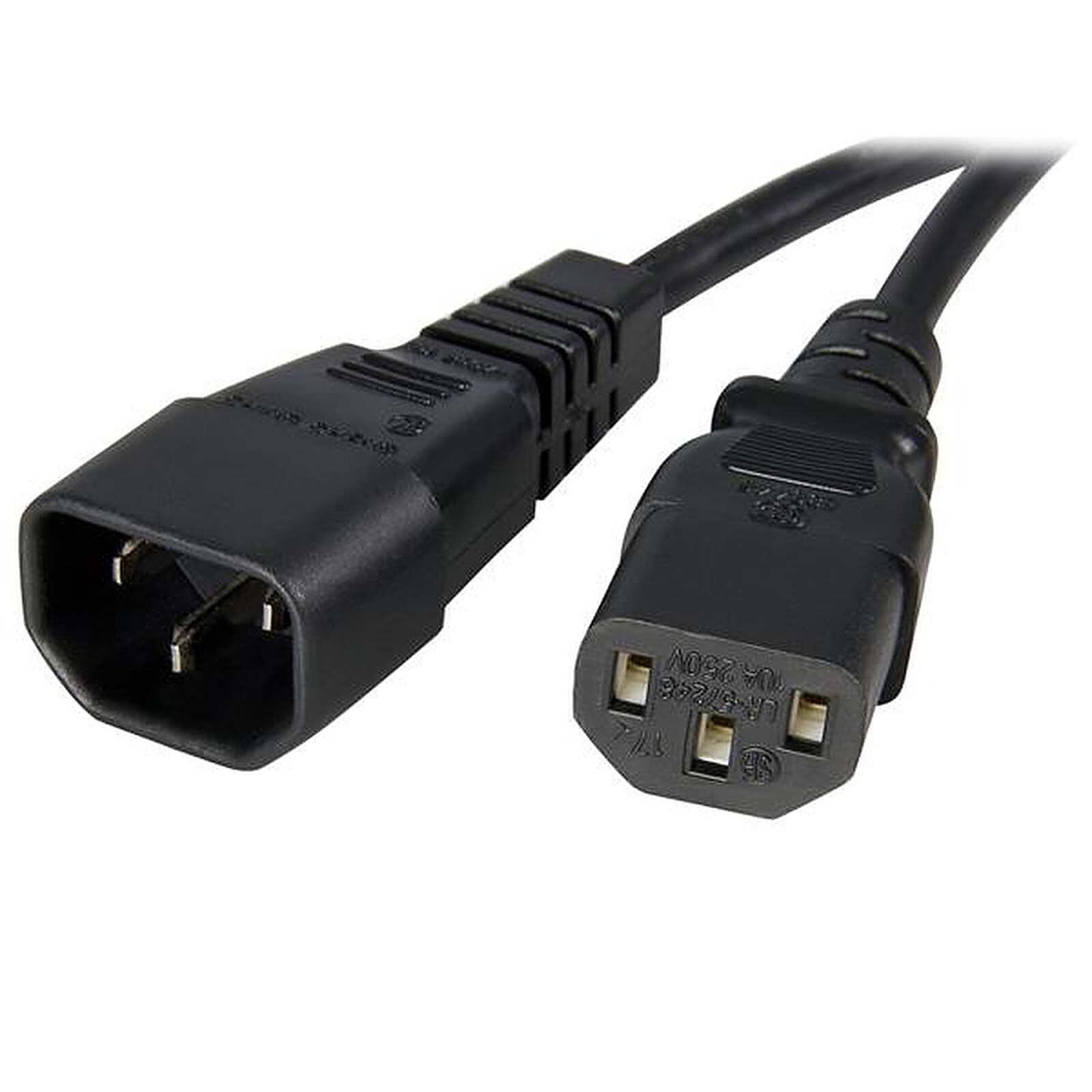 Câble Secteur StarTech.com Rallonge d'alimentation C13 / C14 - 1 m - Autre vue