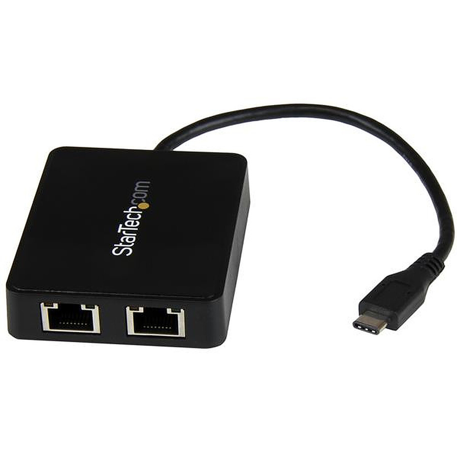 Câble USB StarTech.com Adaptateur USB Type C / 2 x Gigabit Ethernet - Autre vue